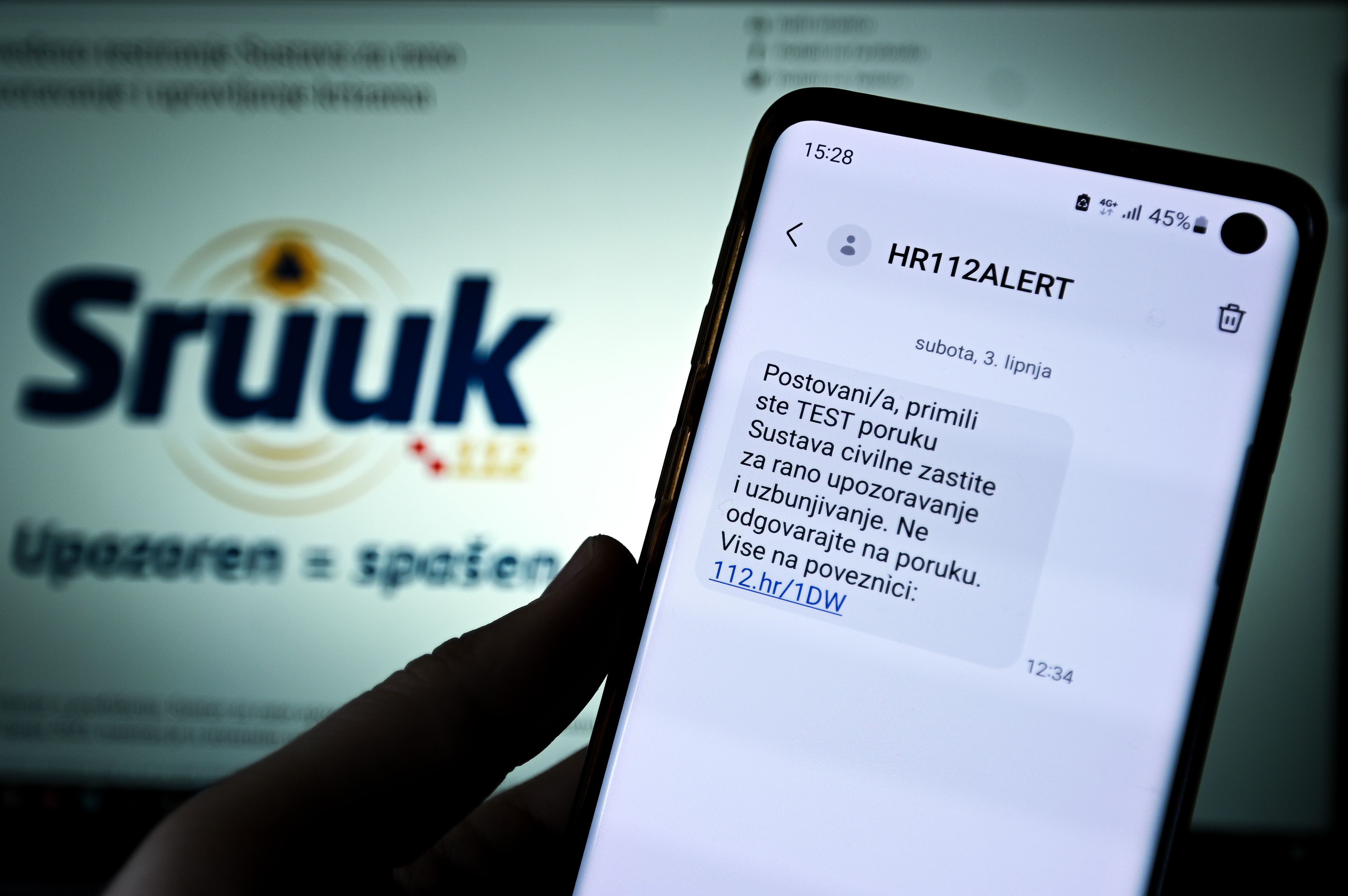 3.6.2023., Zagreb - Prva poruka upozorenja - Uvođenje novog Sustava za rano upozoravanje i upravljanje krizama (SRUUK) Photo: Zoe Sarlija/PIXSELL