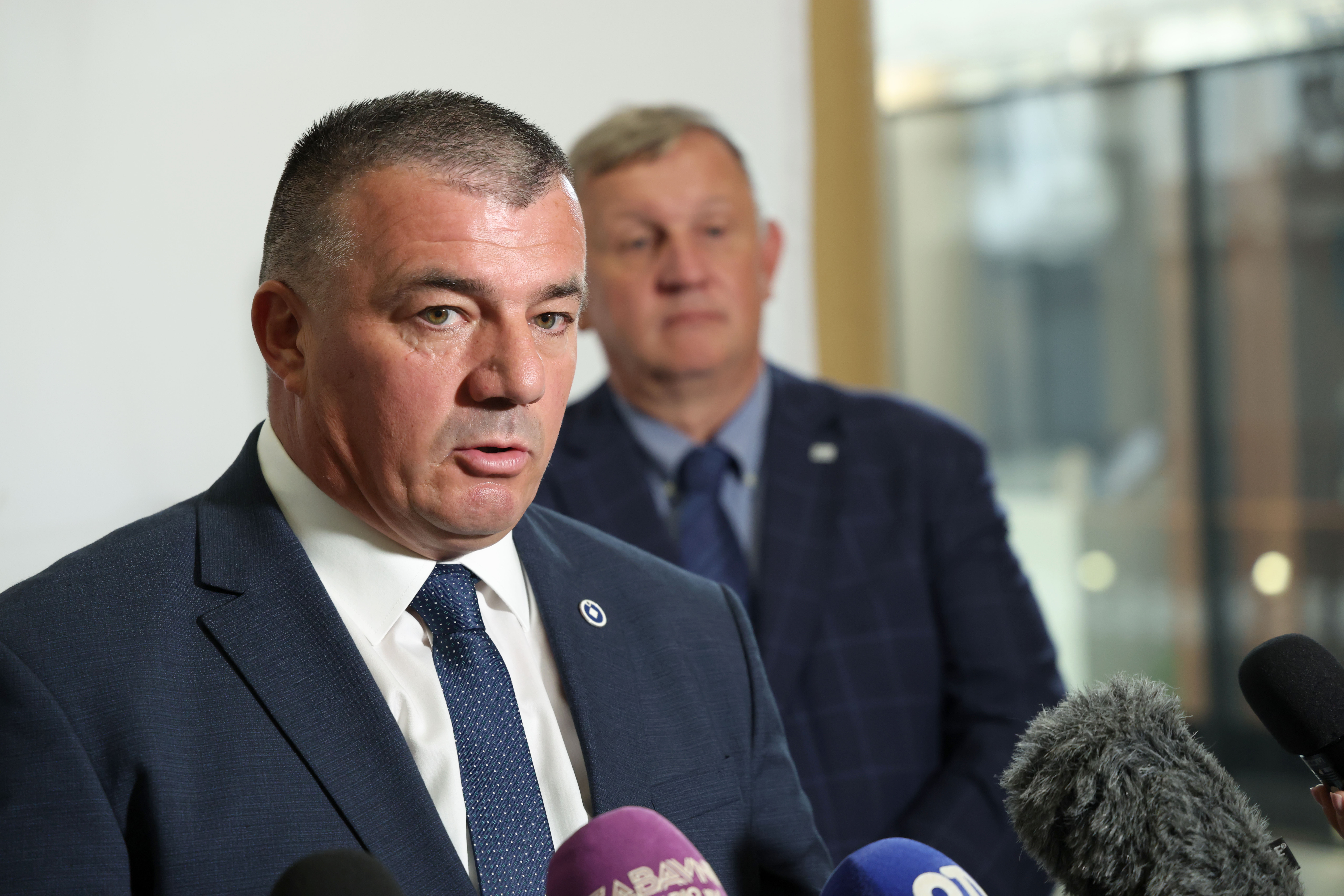 8.7.2026. - Matica hrvatskih obrtnika, Zagreb, Hrvatska - Svecana dodjela diploma. Dalibor Kratohvil, predsjednik Hrvatske obrtnicke komore. Photo: Josip Mikacic/PIXSELL