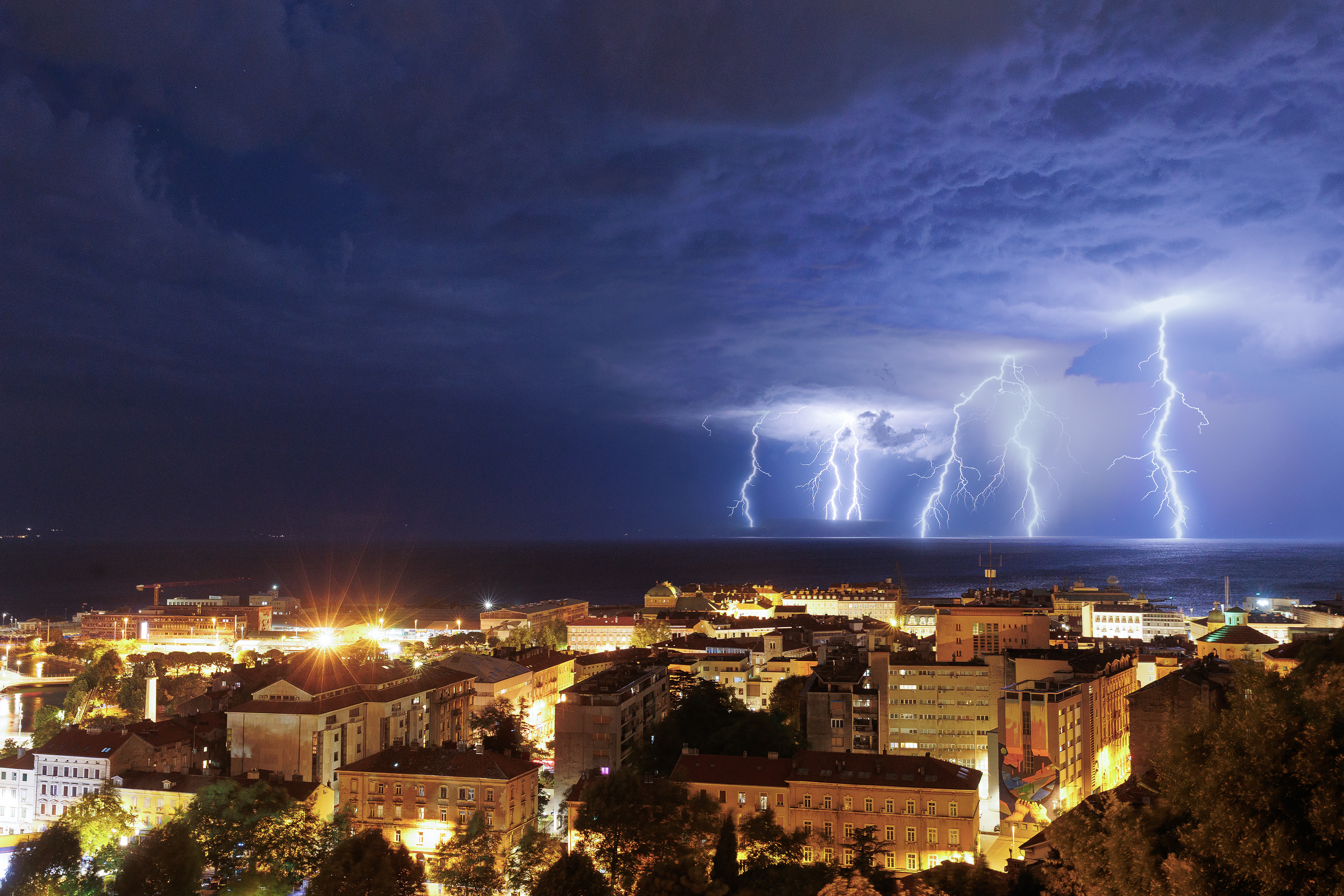 01.07.2026., Rijeka - Munje nad Kvarnerom. Photo: Nel Pavletic/PIXSELL
