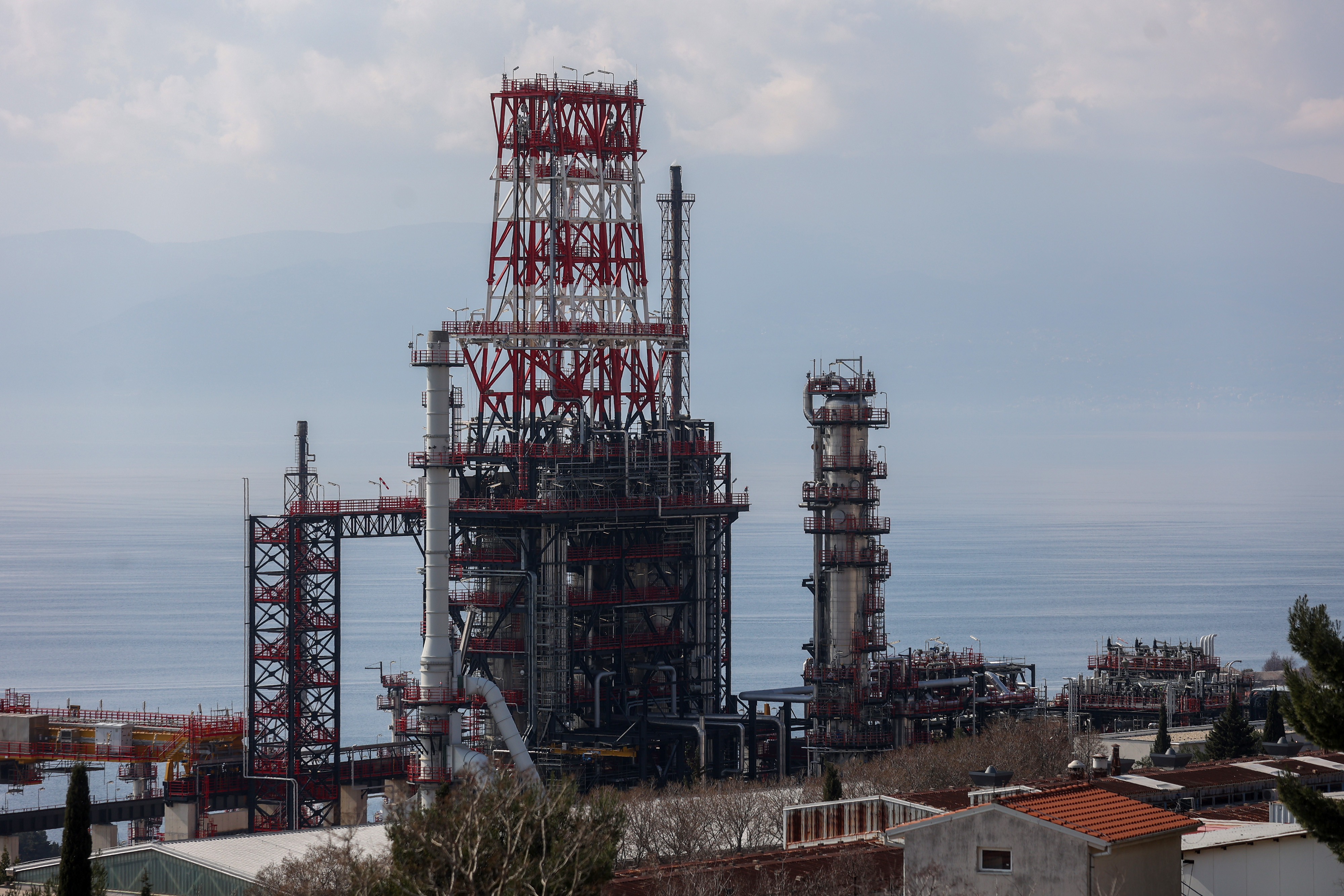 10.3.2026., Rijeka - U rafineriji INA Urinj odrzalo se svecano obiljezavanje zavrsetka Projekta nadogradnje Rafinerije nafte Rijeka i izgradnje novog postrojenja za obradu teskih ostataka. Photo: Nel Pavletic/PIXSELL
