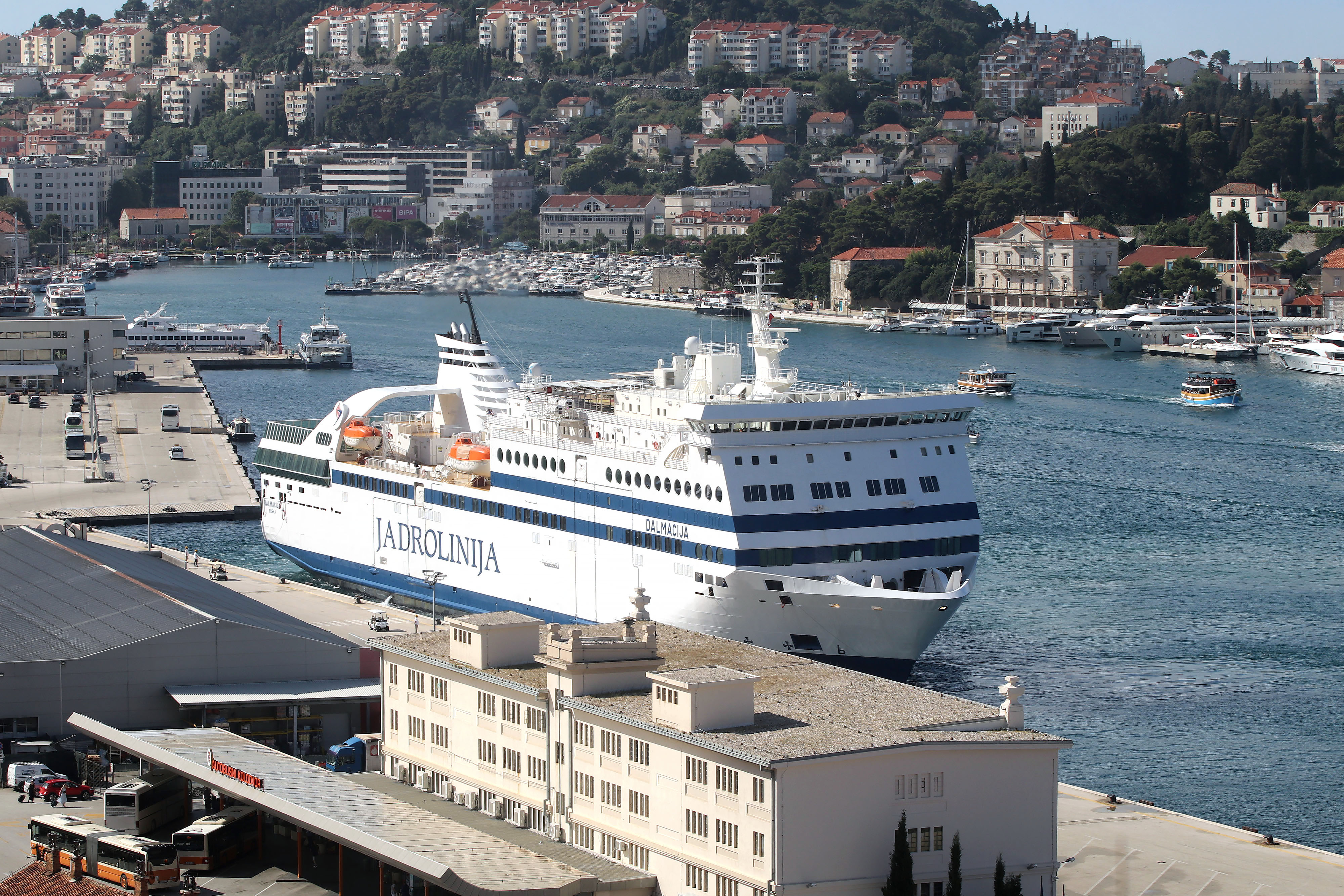 03.06.2024., Dubrovnik - Trajekt Dalmacija, najveci brod u povijesti flote Jadrolinije Photo: PIXSELL/PIXSELL