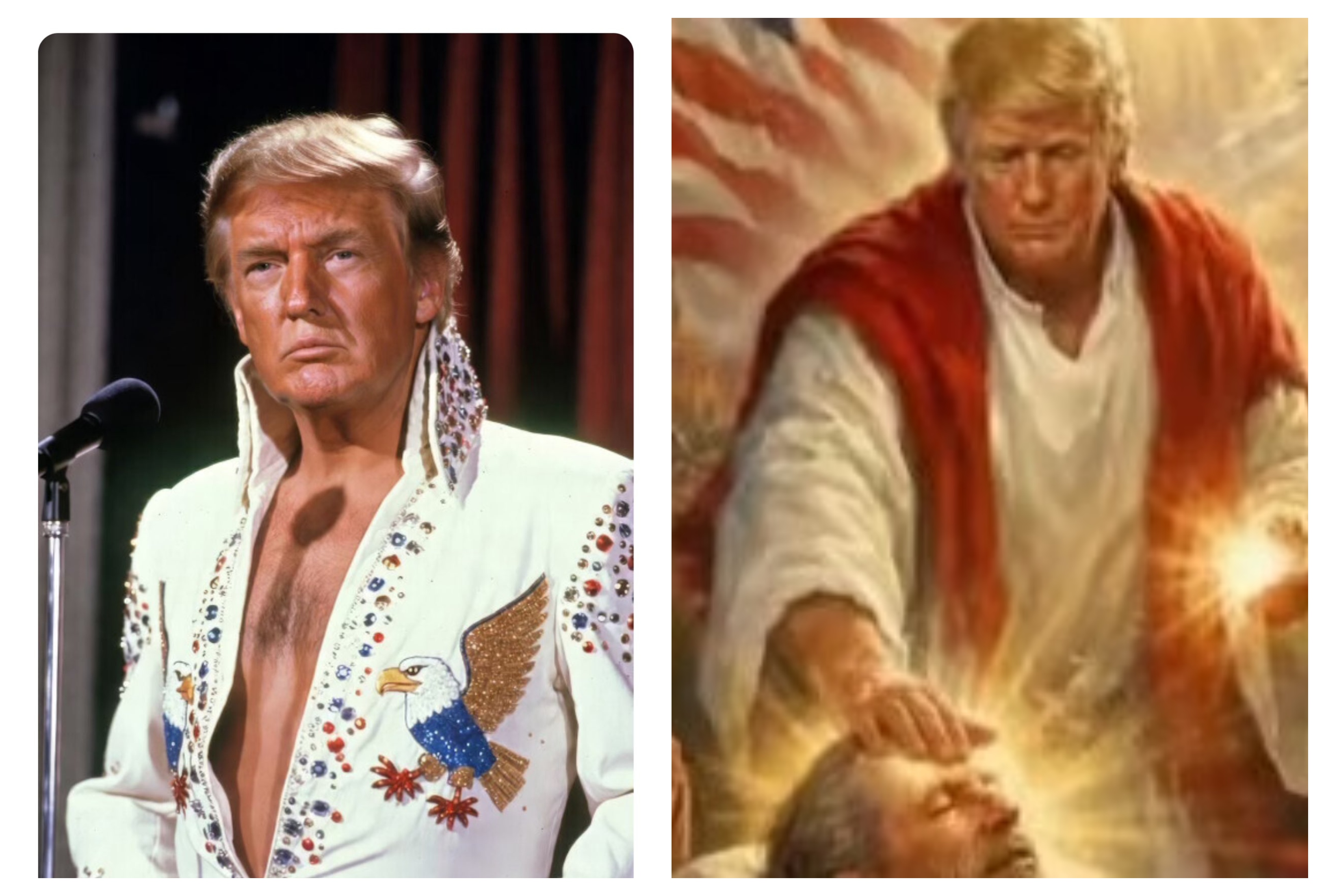 trump presley isus