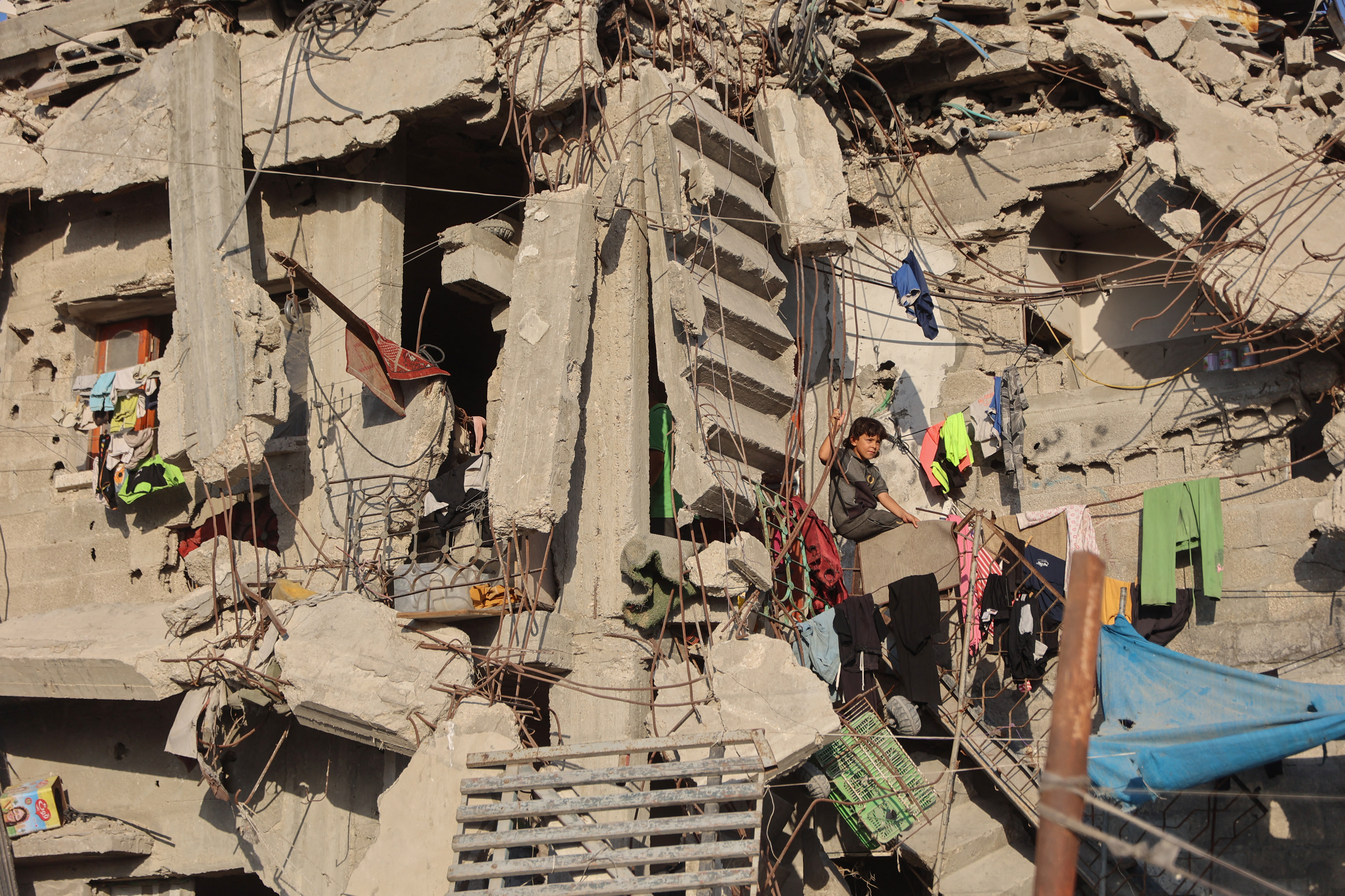 Gaza. (Photo by Omar AL-QATTAA / AFP)