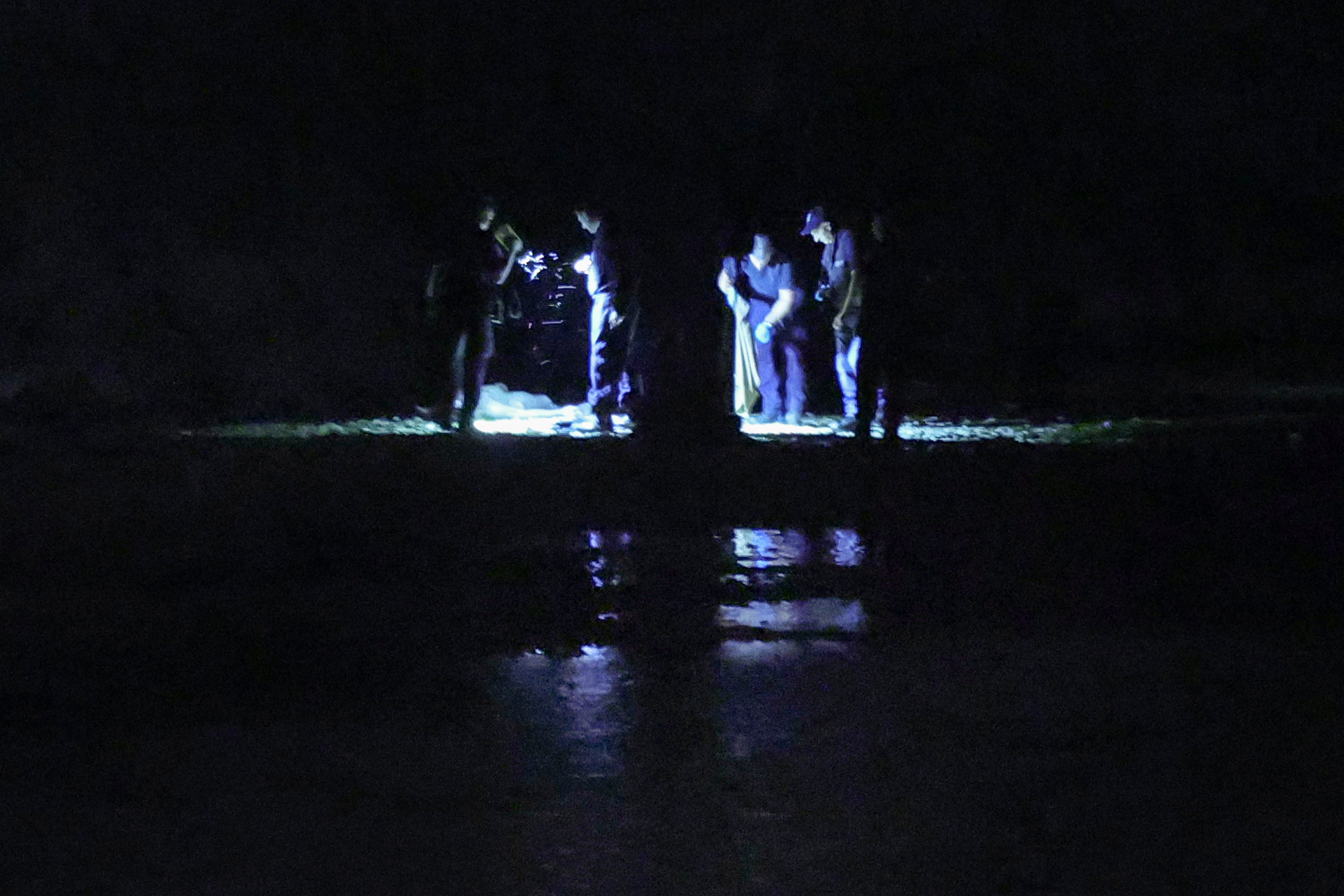 03.08.2026., Zagreb - Na Kajzerici u blizini Jadranskog mosta odvija se policijski ocevid gdje je pronadjeno tijelo.  Photo: Emica Elvedji/PIXSELL