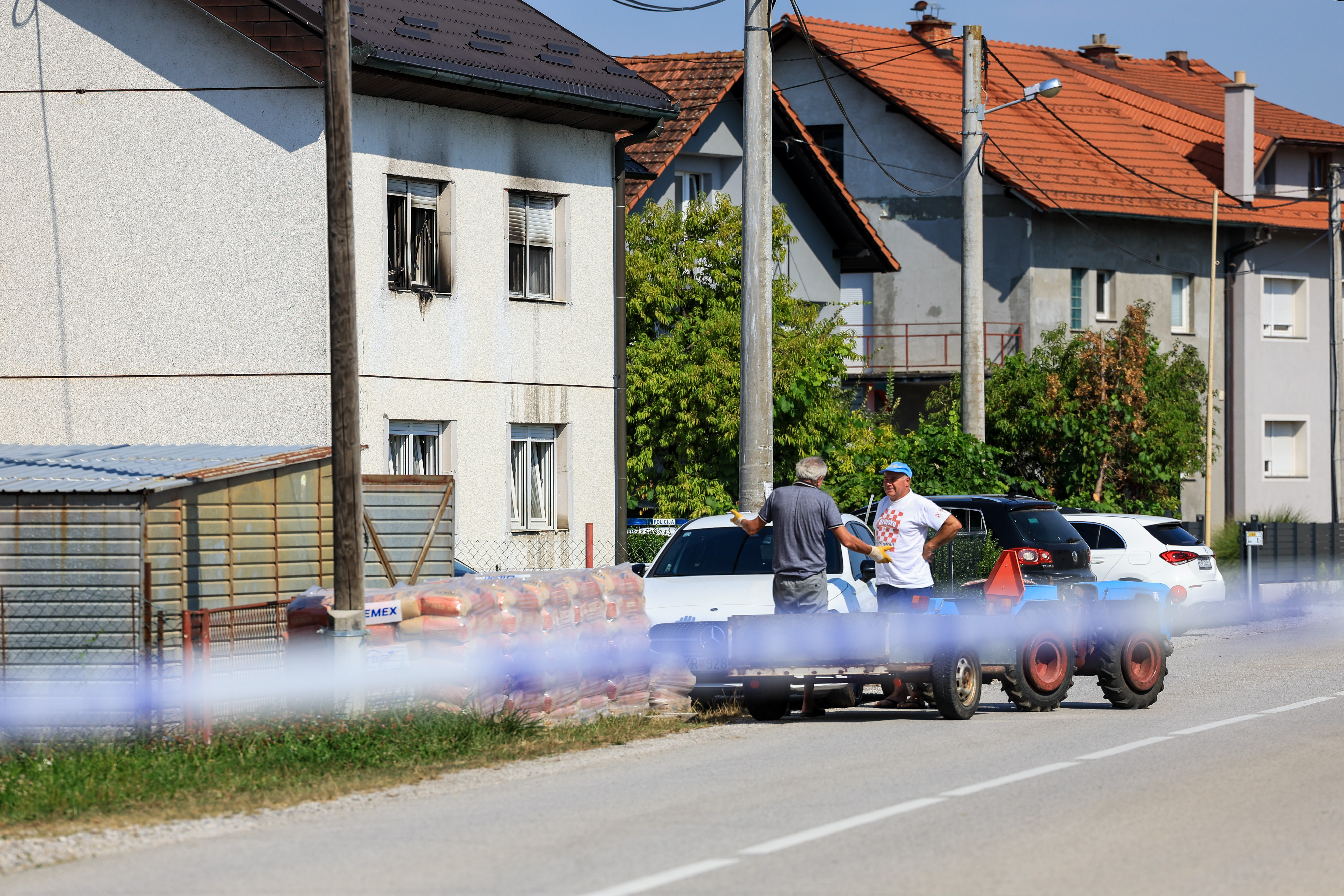 01.08.2026., Sveti Kriz Zacretje – Troje ljudi poginulo je u subotu ujutro u pozaru obiteljske kuce u Svetom Krizu Zacretju, potvrdili su iz Policijske uprave krapinsko-zagorske. Photo: Marko Prpic/PIXSELL