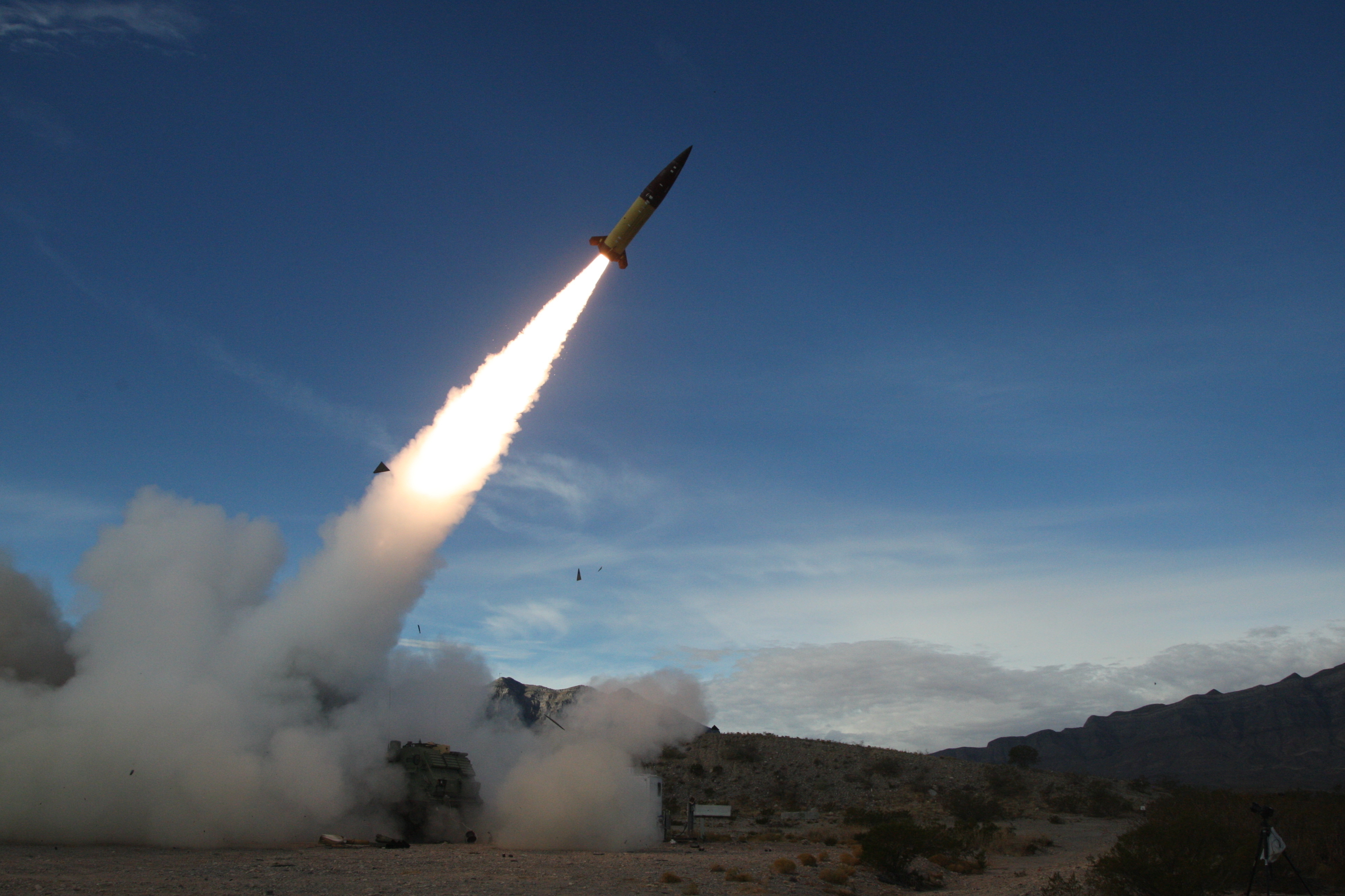 Army Tactical Missile System. (John Hamilton/U.S. Army via AP, File)
