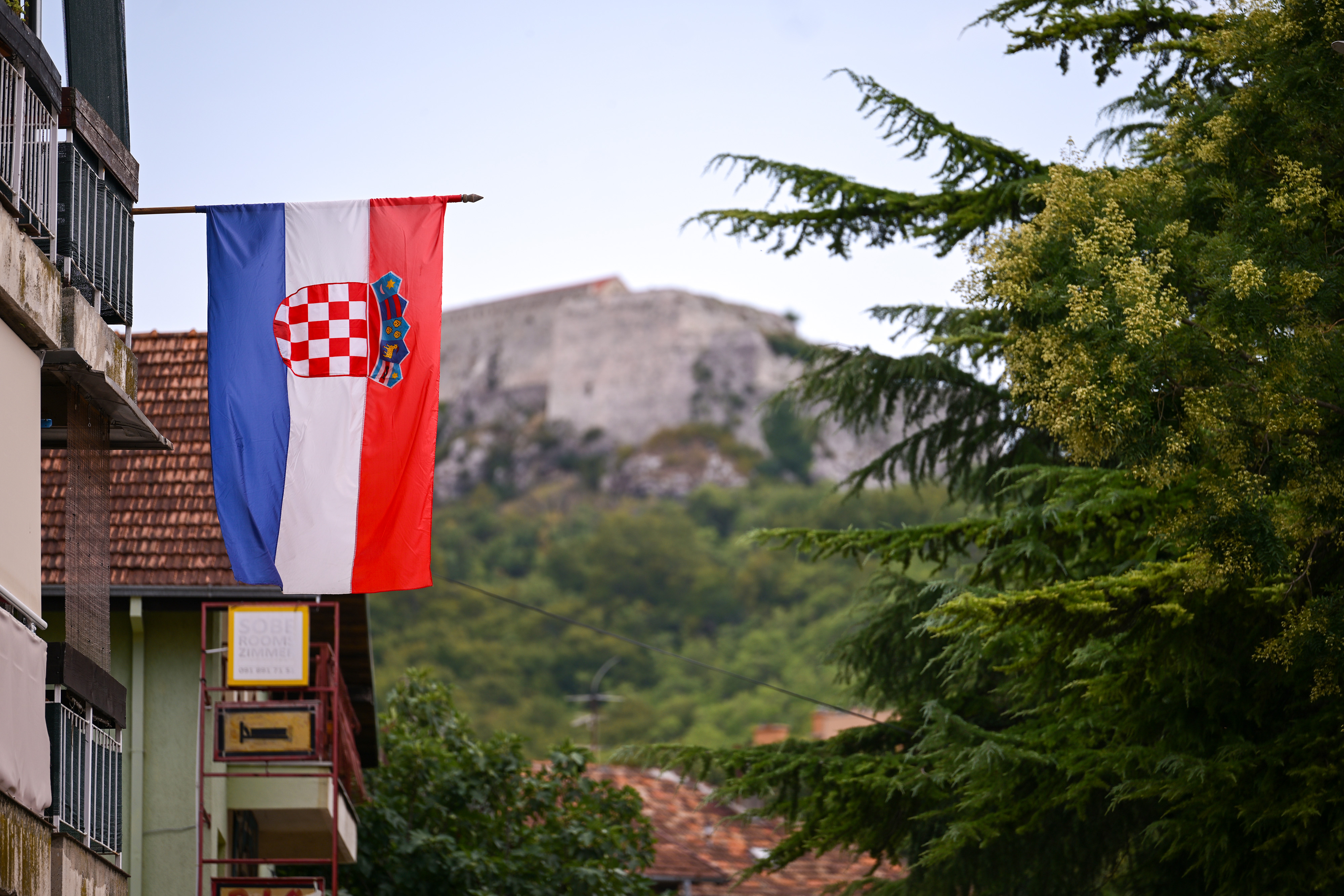 04.08.2026., Knin - Knin je spreman za sutrasnju proslavu 31. obljetnice Vojno redarstvene akcije Oluja 95. Photo: Igor Soban/PIXSELL