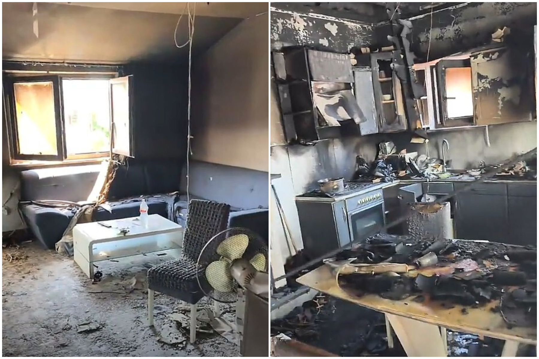 unisteni apartman