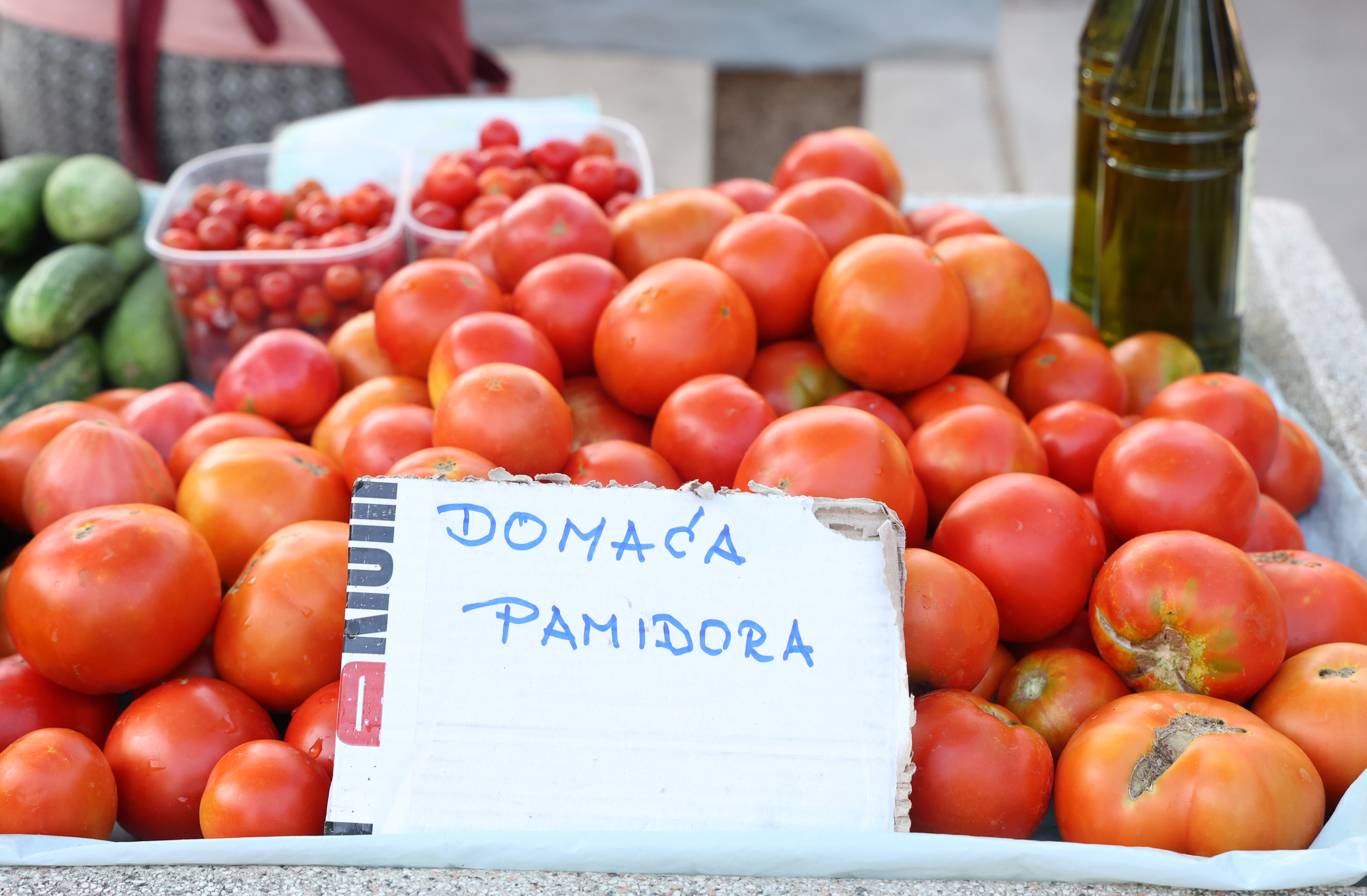 11.07.2026., Sibenik - Ponuda na sibenskoj trznici.