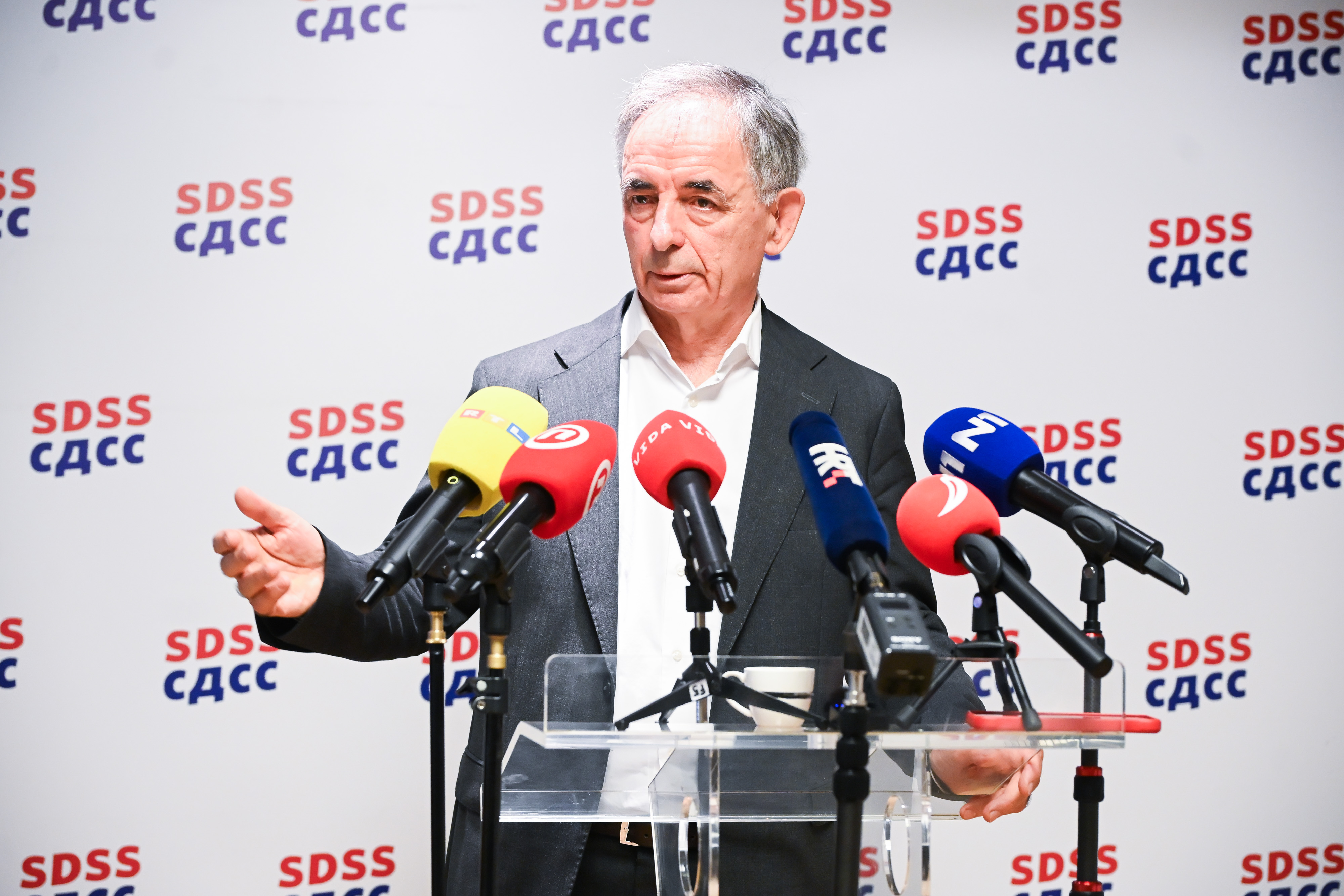 Milorad Pupovac. Photo: Lucija Ocko/PIXSELL