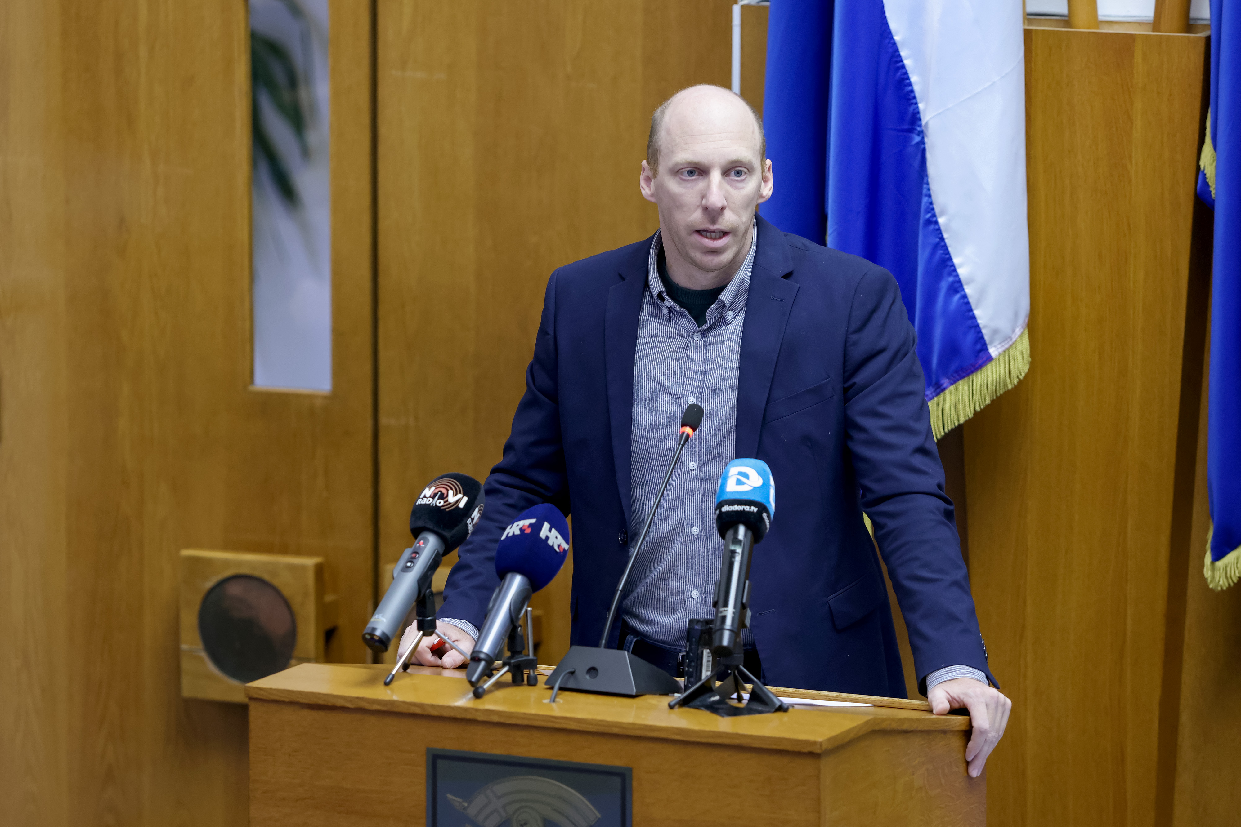 Odrzana je 9. sjednica Gradskog vijeca grada Zadra Photo: Sime Zelic/PIXSELL