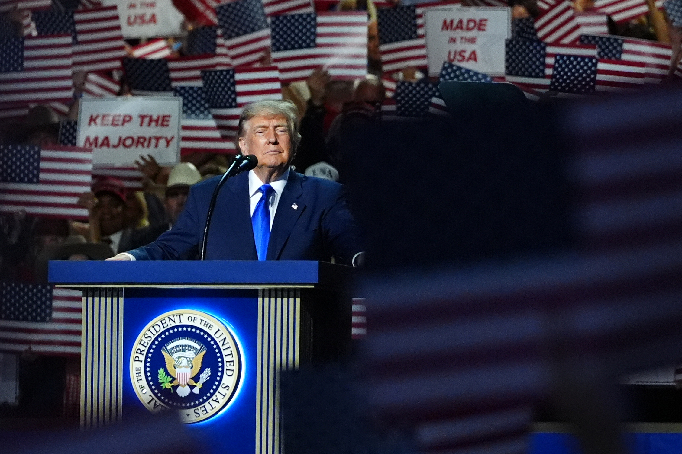 President Donald Trump. (AP Photo/Julia Demaree Nikhinson)