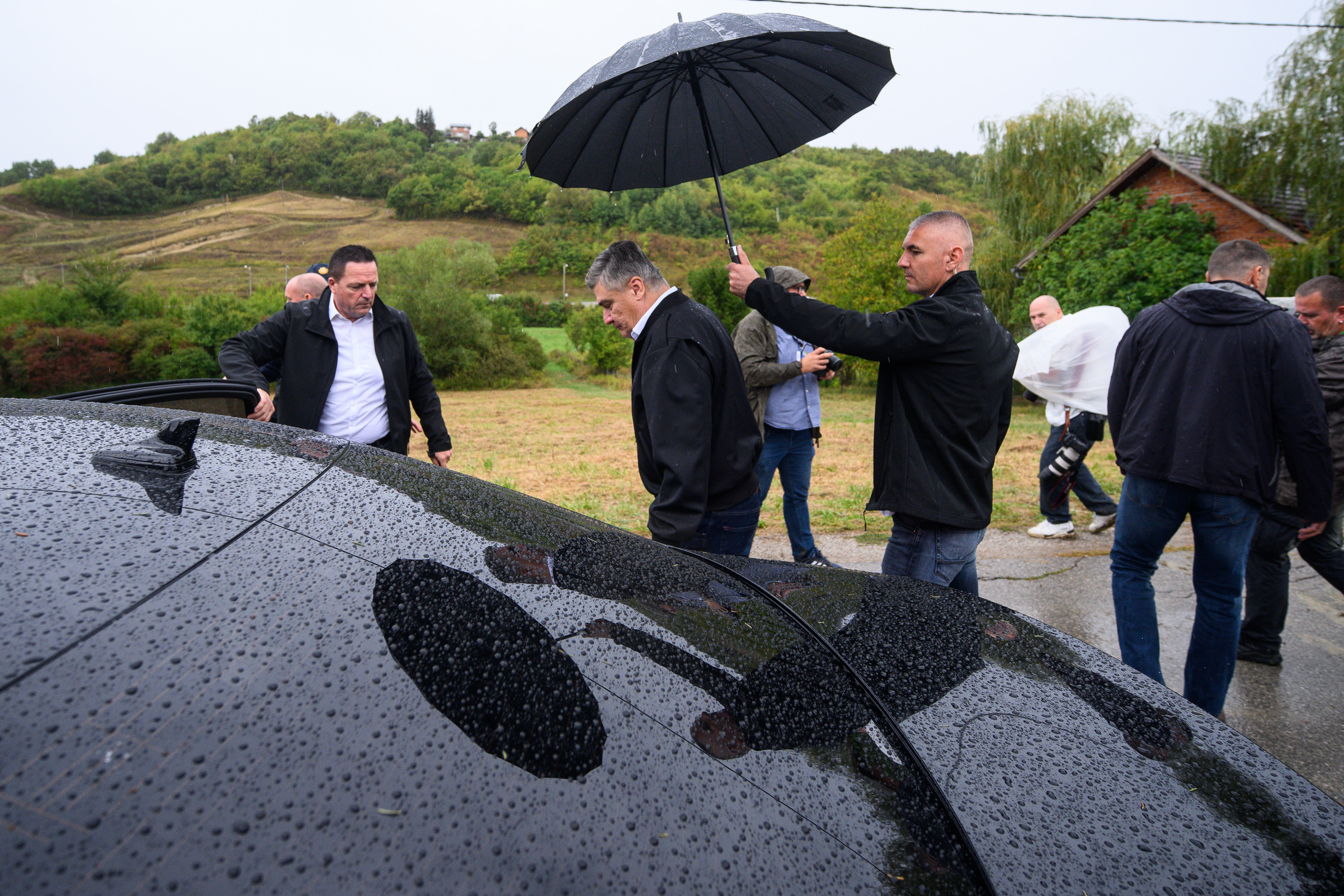 Jaski odrzana je u vinogradu obitelji Rezek - Lokosin Dol. Zoran Milanovic. Photo: Davor Puklavec/PIXSELL
