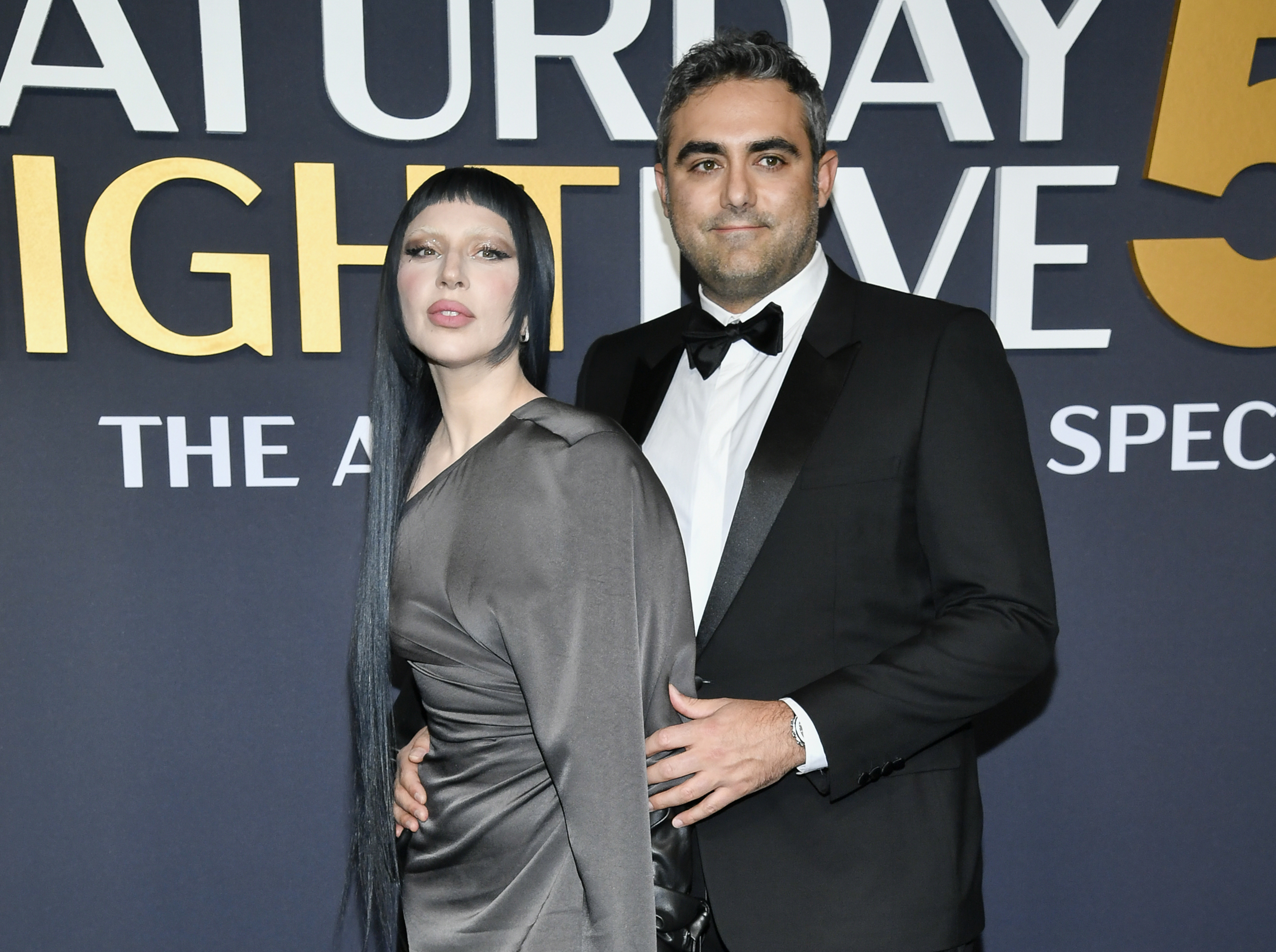 Lady Gaga and fiancé Michael Polansky. (Photo by Evan Agostini/Invision/AP)