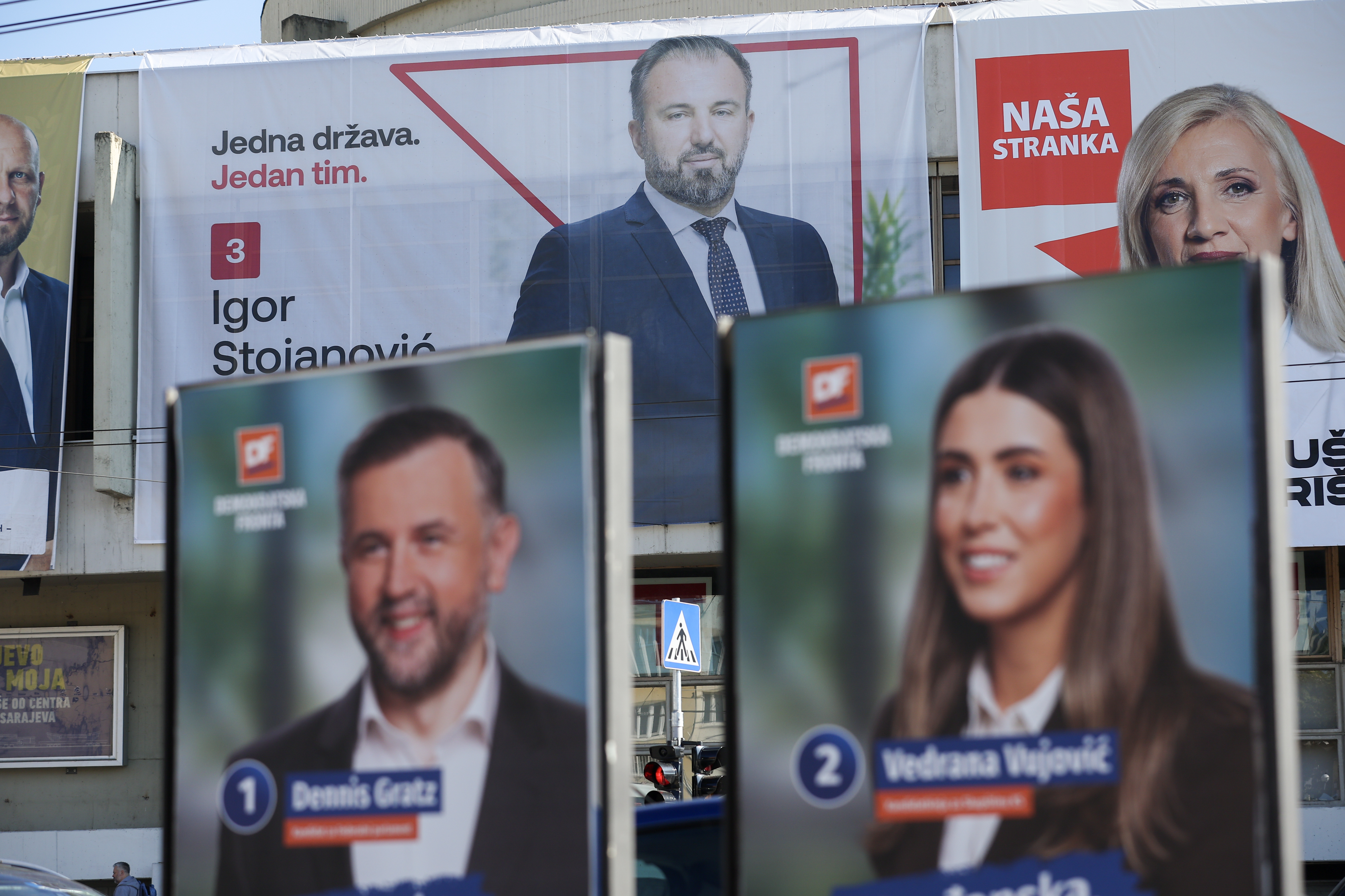 16.09.2026., Sarajevo, Bosna i Hercegovina - Plakati kandidata na Opcim izborima u BiH. Photo: Armin Durgut/PIXSELL