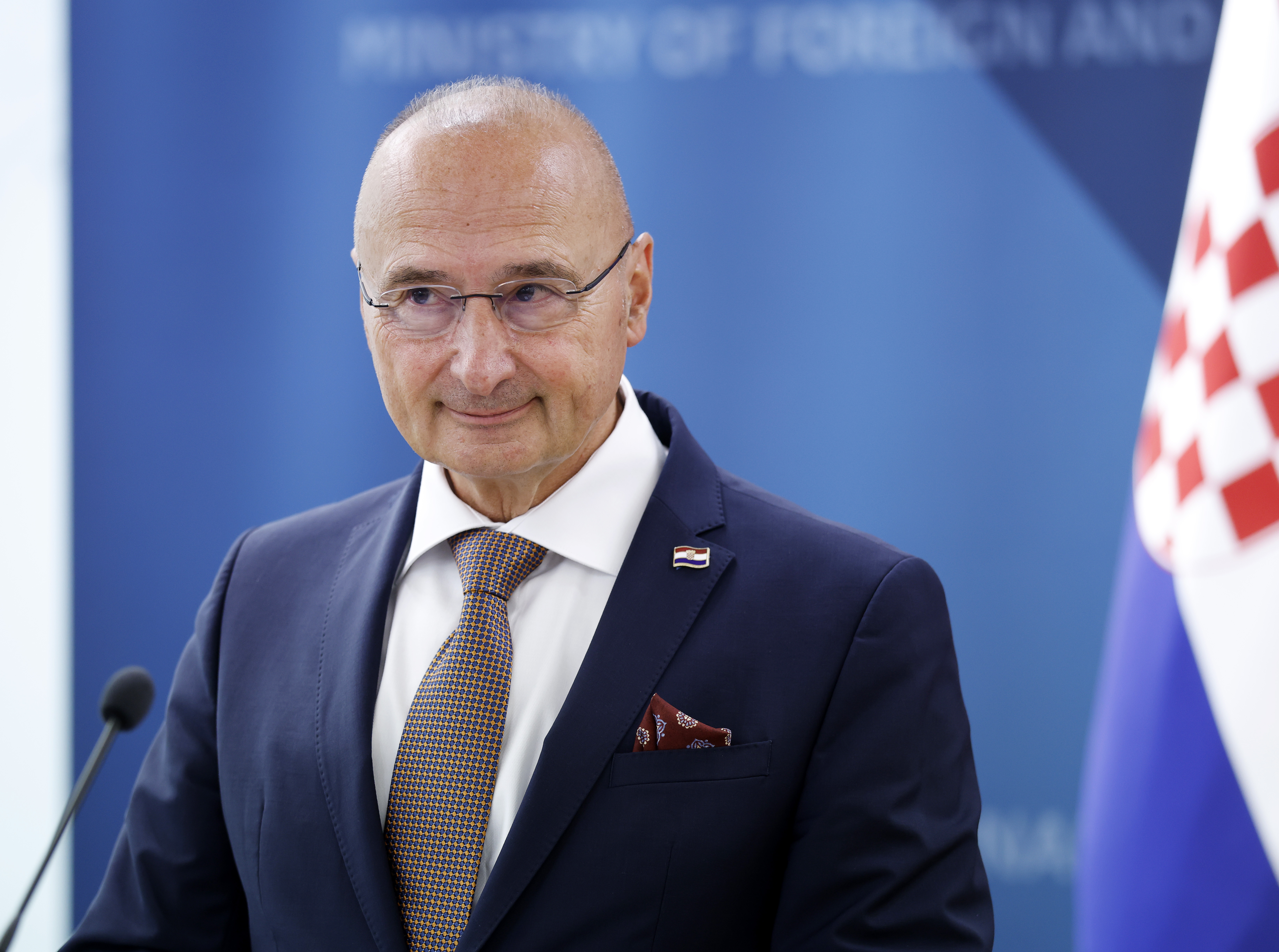 Ministar Gordan Grlic Radman. Photo: Borut Zivulovic/PIXSELL/F.A. BOBO