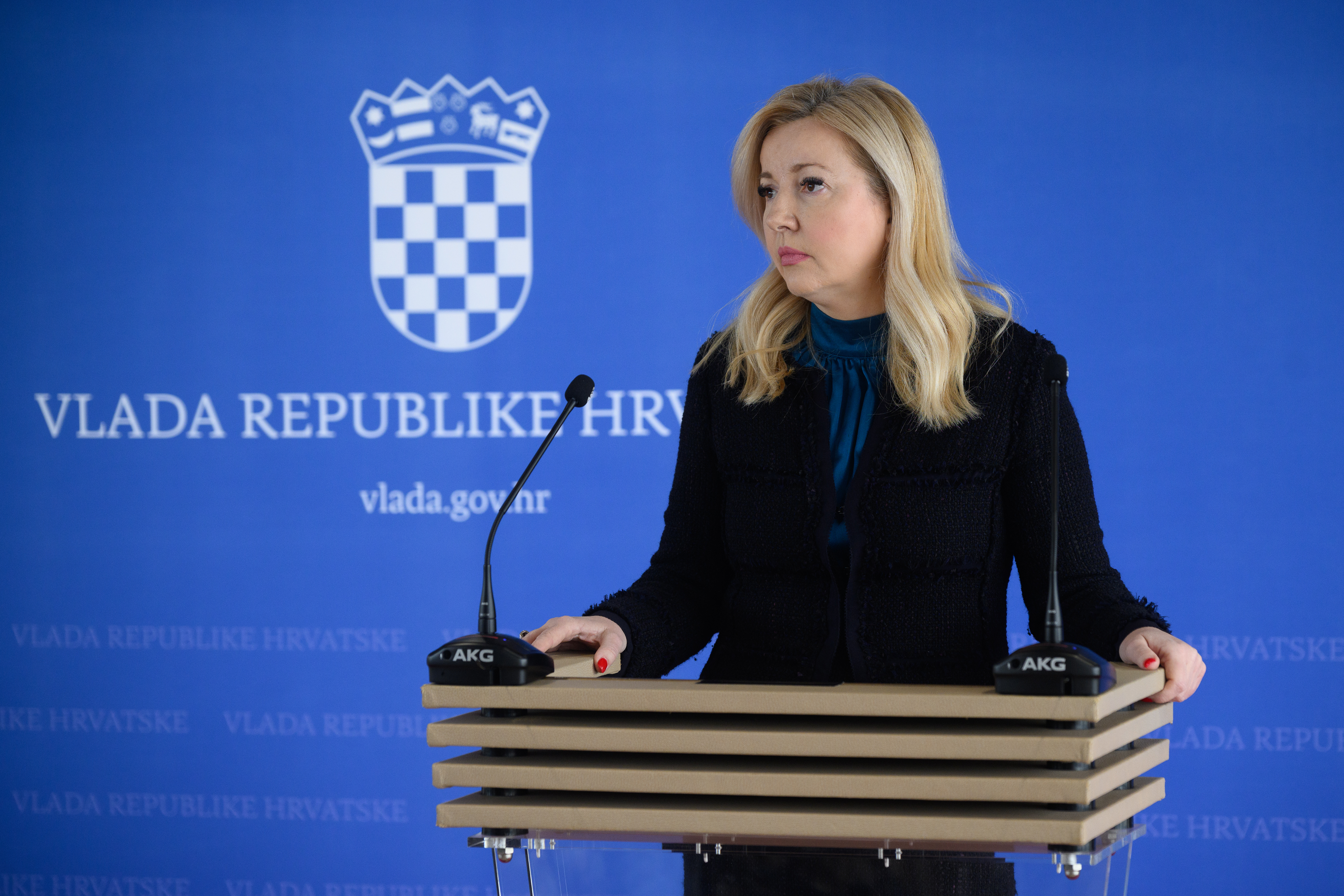 05.01.2023., Zagreb - Margareta Madjeric komentirala je napad muskarca na zenku te ubojstvo dijeteta u Kozarim putevima. Photo: Davor Puklavec/PIXSELL