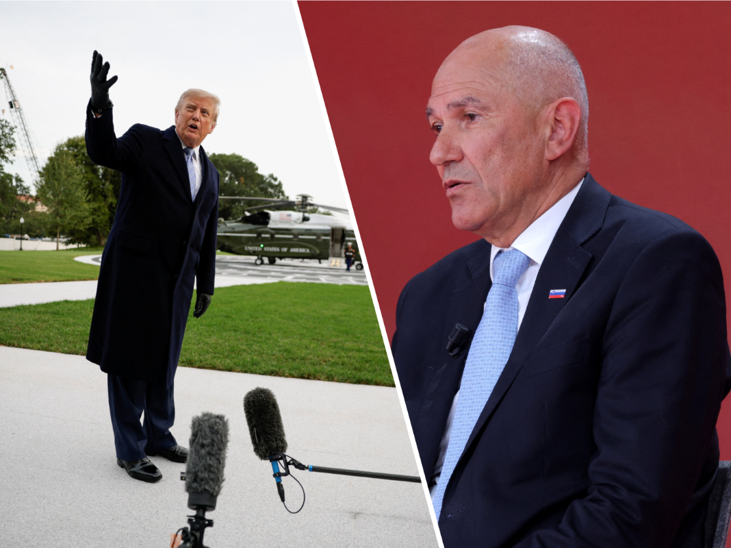 reuters, janša i trump