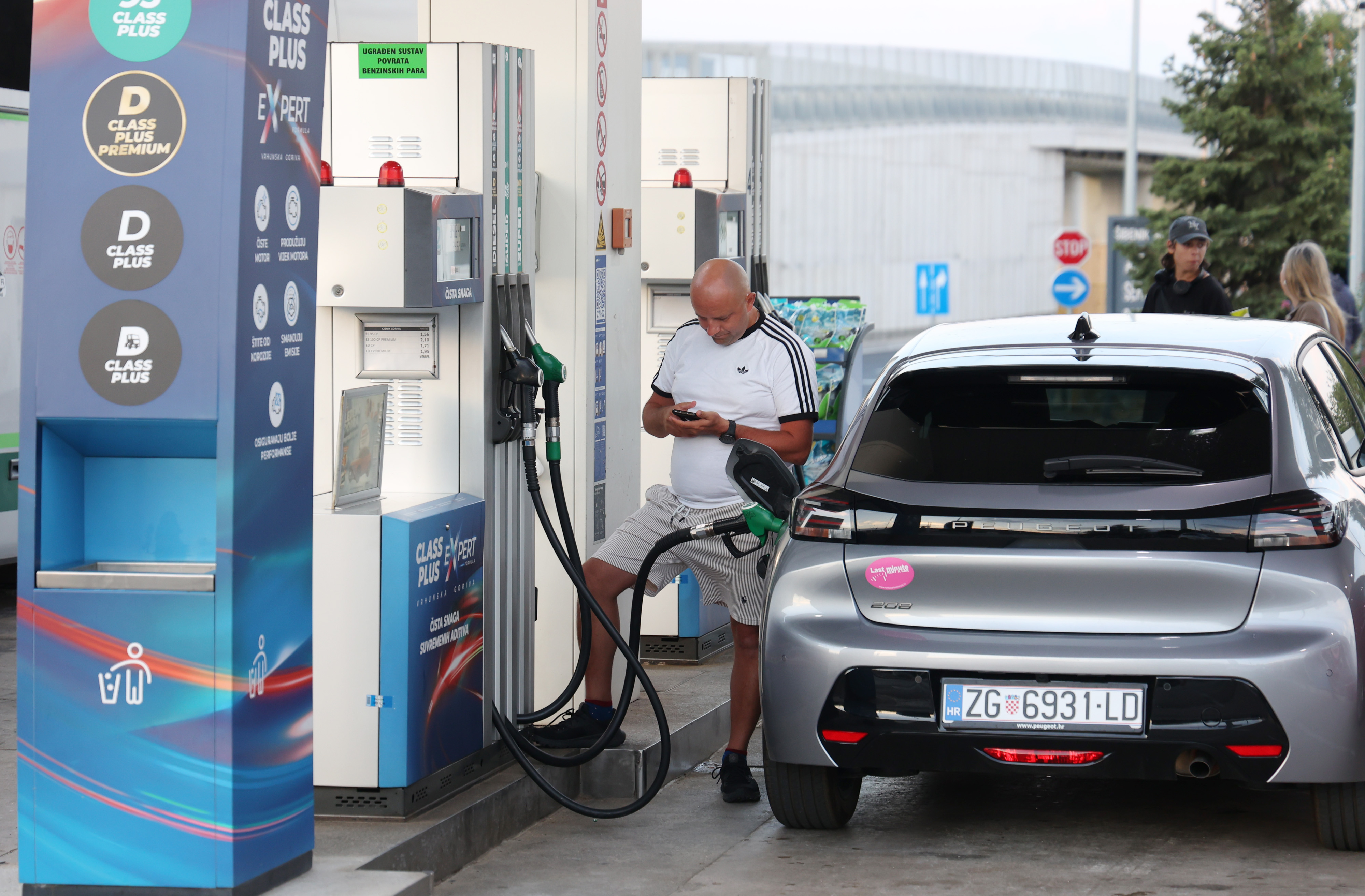 18.08.2026., Sibenik -- Nove cijene goriva u Hrvatskoj Photo: Dusko Jaramaz/PIXSELL