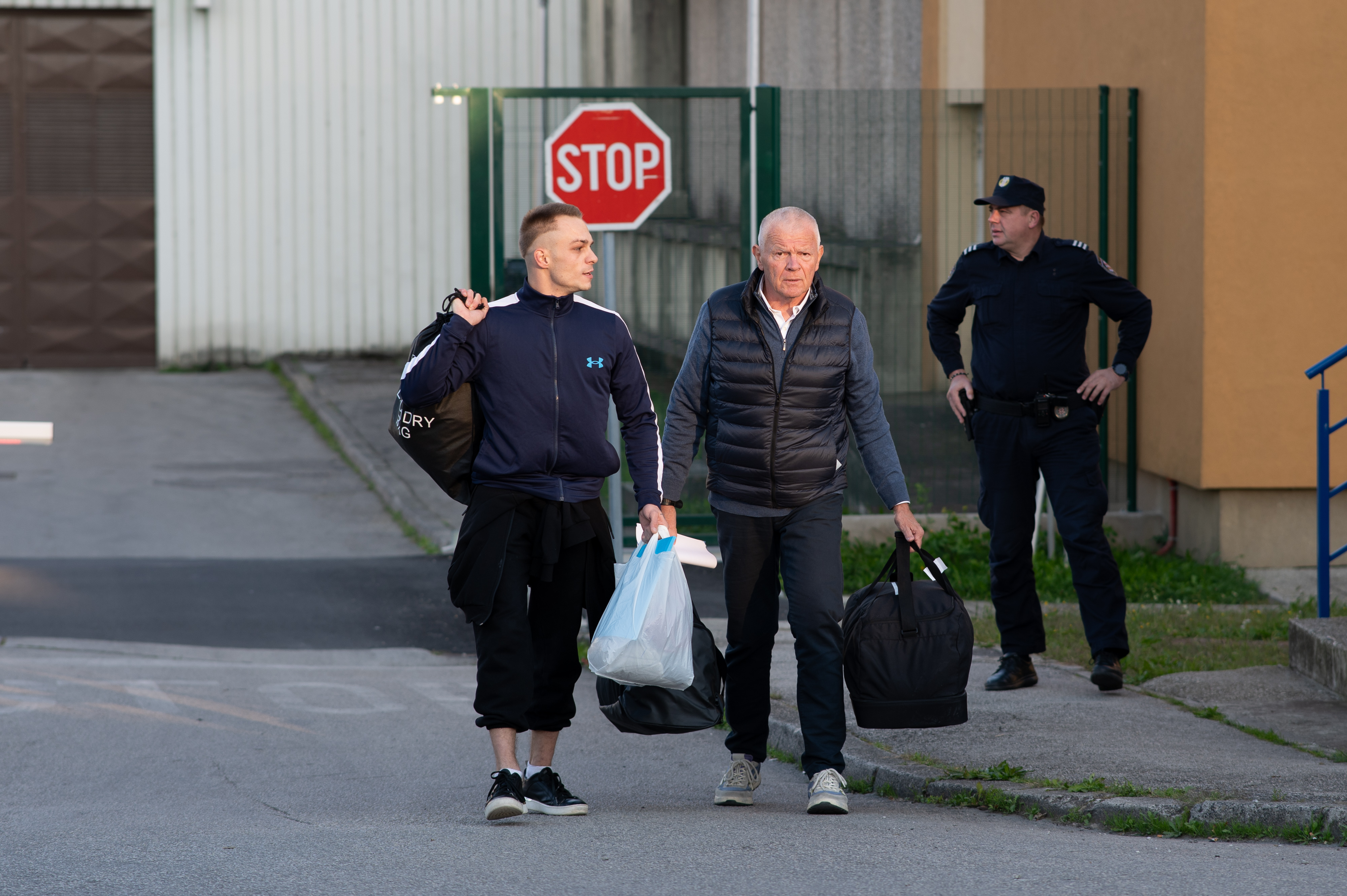 Hrvoje Petrac odlazi iz zatvora u Remetincu nakon sto mu je istrazni zatvor zamijenjen jamcevinom u iznosu od milijun eura. Photo: Luka Antunac/PIXSELL