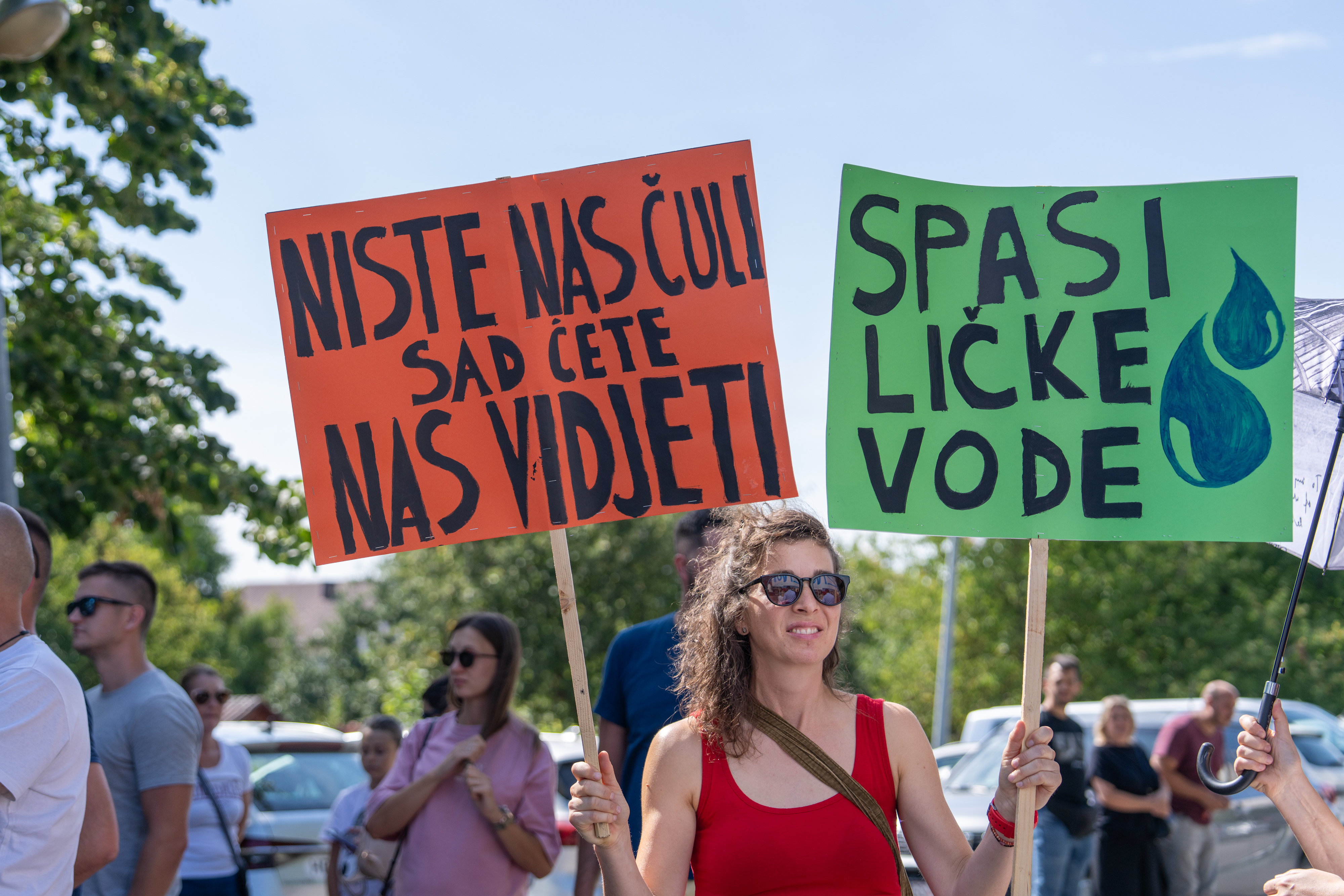 prosvjed, Gospić