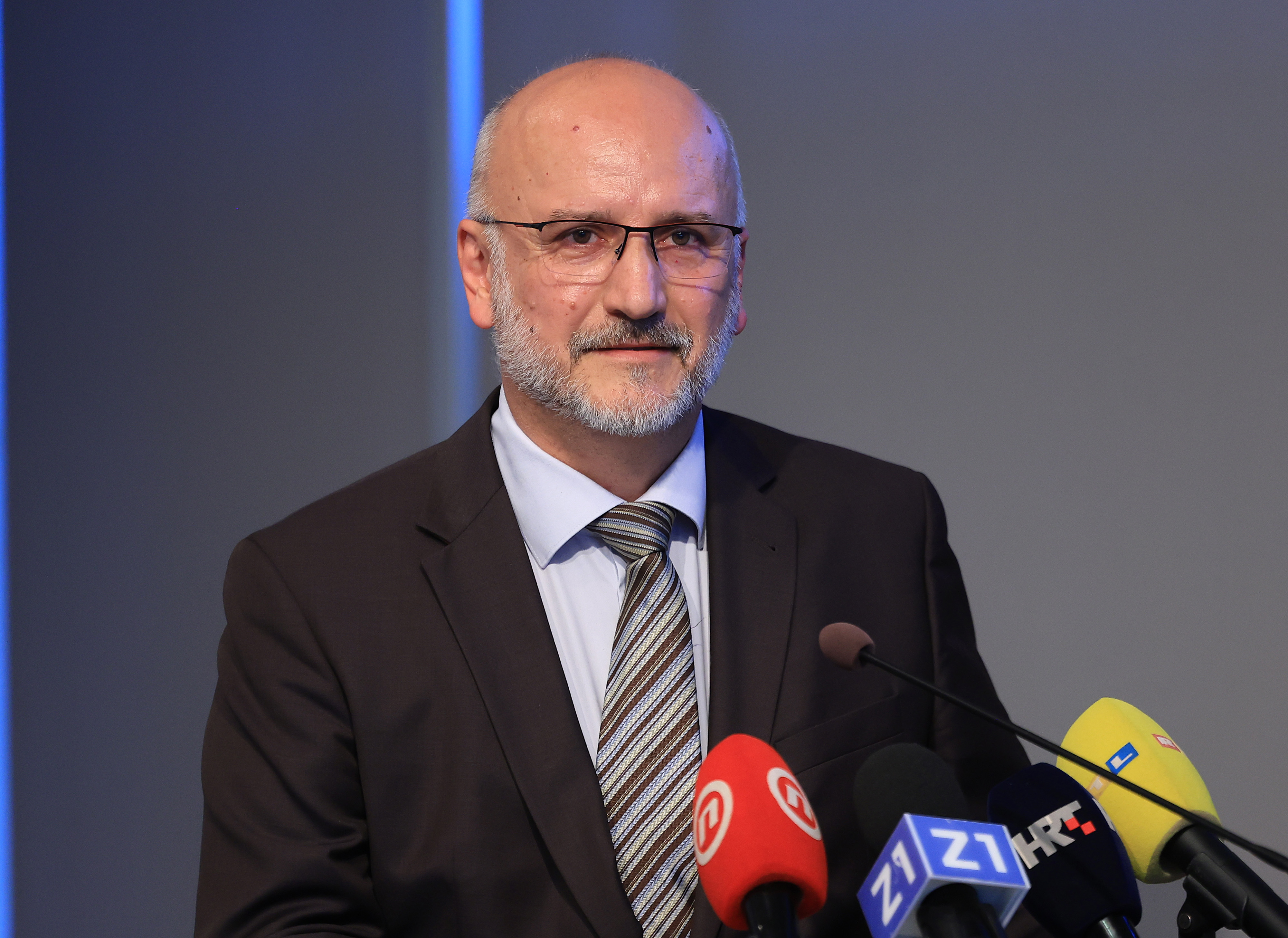 31.10.2025., Holding, Zagreb - Odrzana konferencija za medije Uprave Zagrebackog holdinga na temu rezultata nalaza sudskih vjestaka o uzroku odrona na odlagalistu otpada Jakusevec – Prudinec te sanaciji dolca. Photo: Marko Prpic/PIXSELL