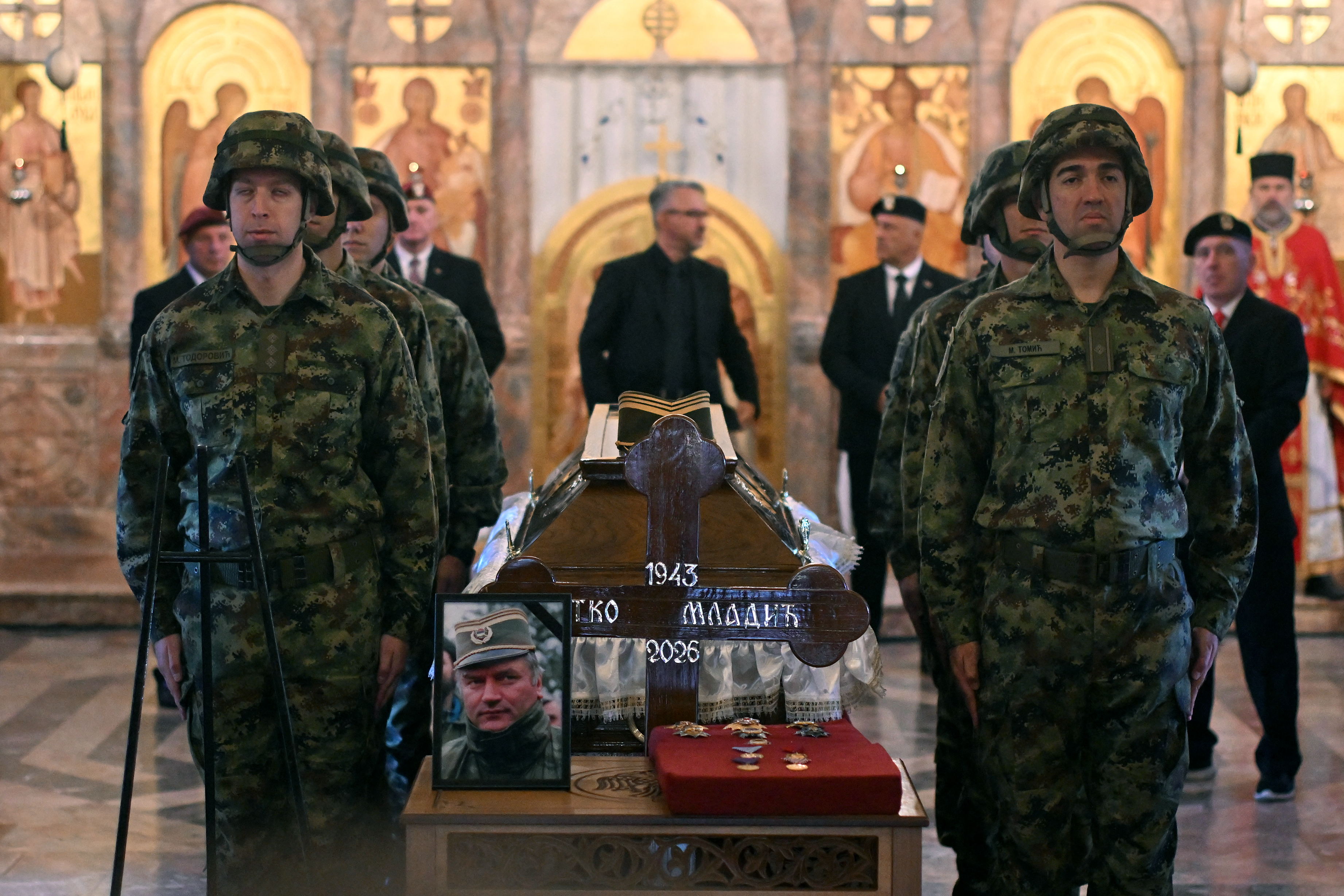 Ratko Mladić, sprovod