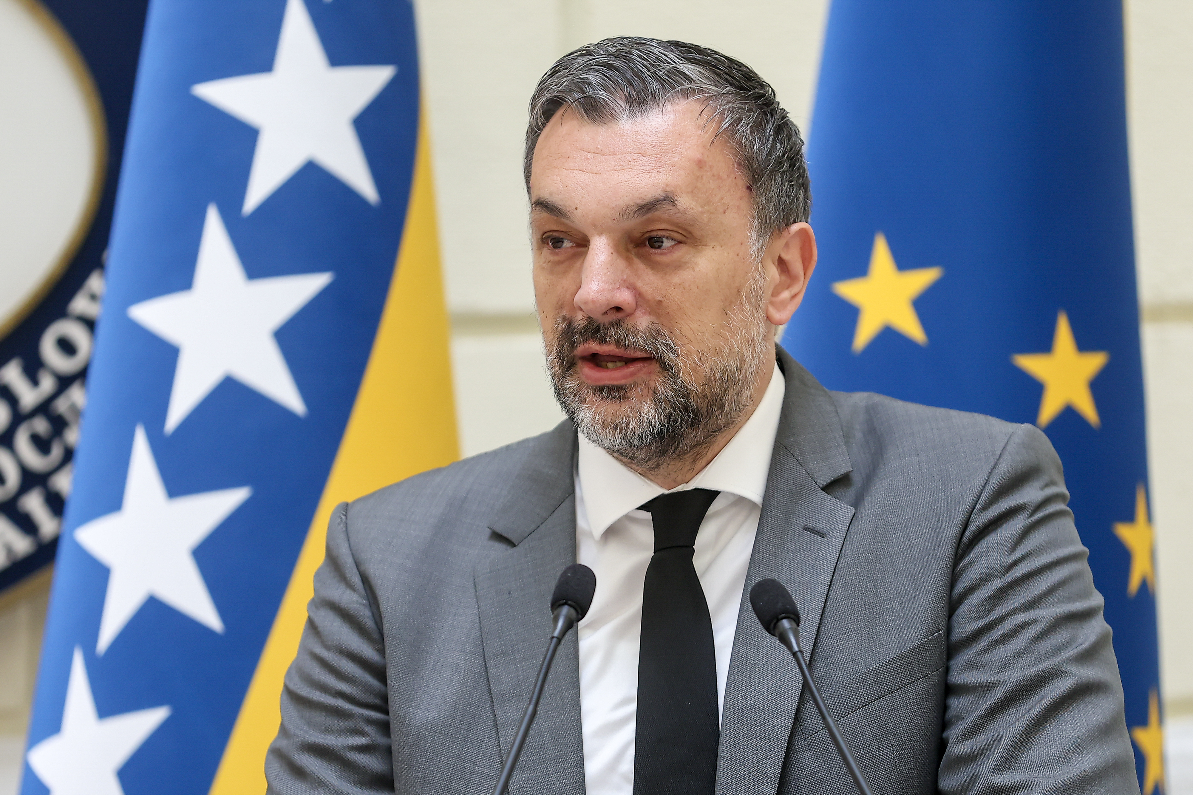 Ministar vanjskih poslova BiH Elmedin Konakovic. Photo: Armin Durgut/PIXSELL