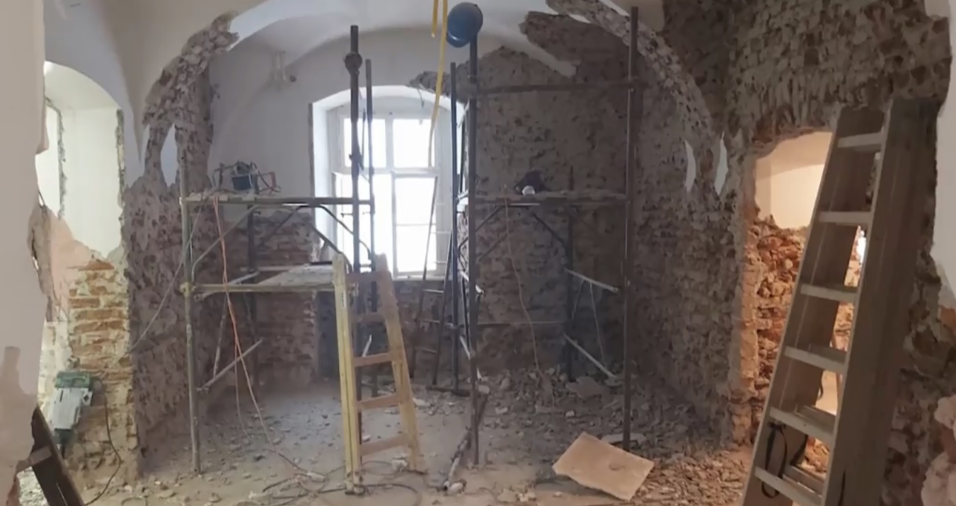 Gornjogradska gimnazija, potres