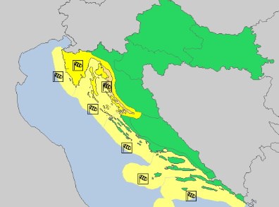 Meteoalarm 17.4. i 18.4.