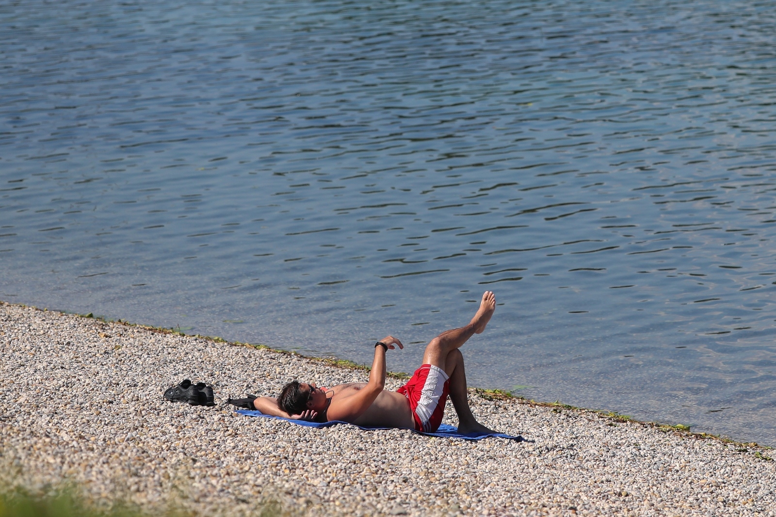 Jarun, kupanje, jezero jarun