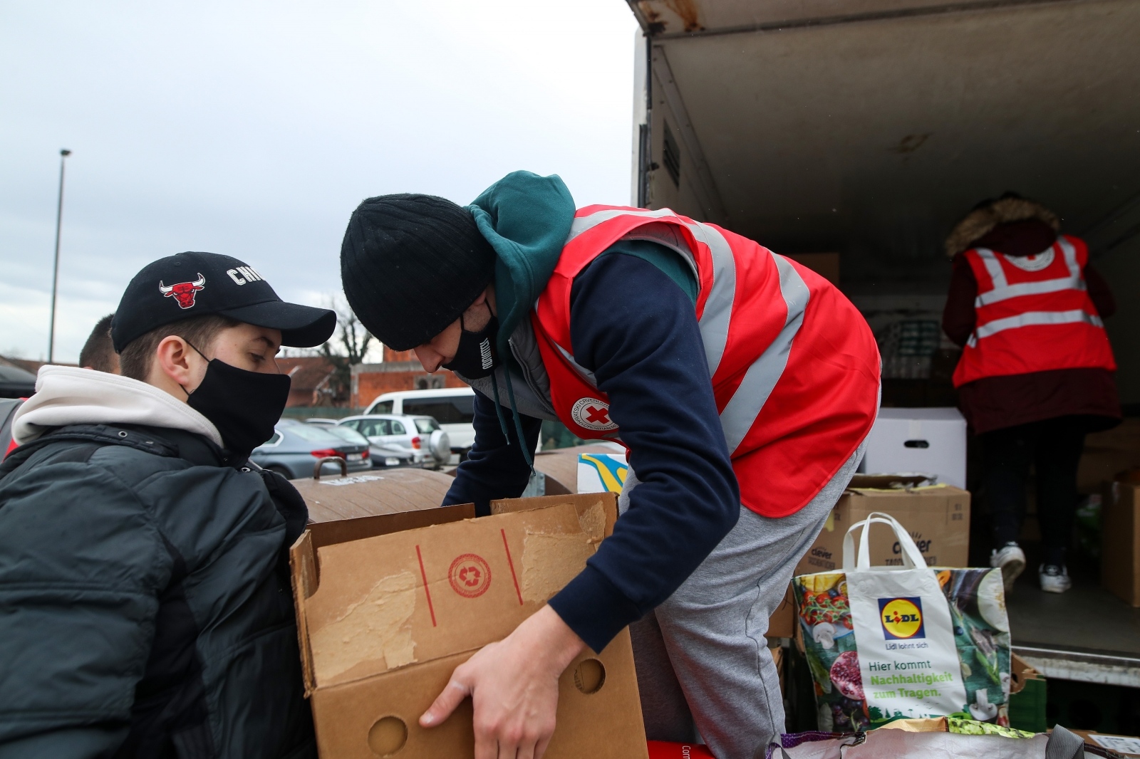 Petrinja, Crveni križ, Banija, pomoć