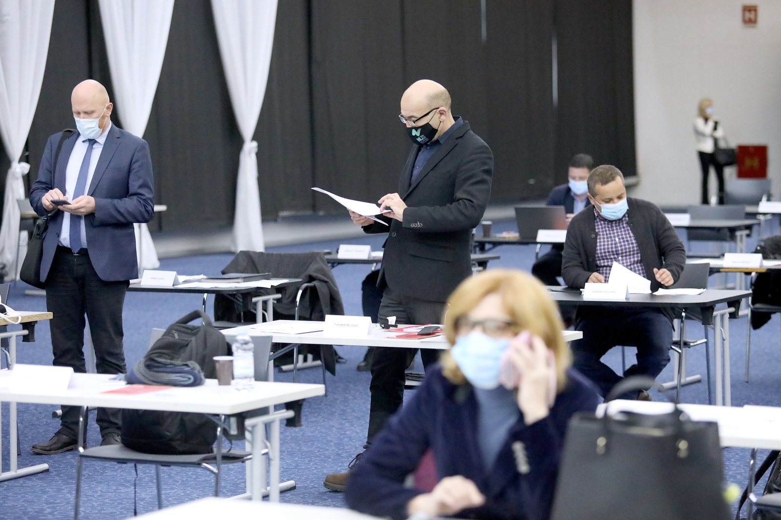 Zagreb: Sjednica Gradske skupštine održana u dvorani Zagrebačkog velesajma