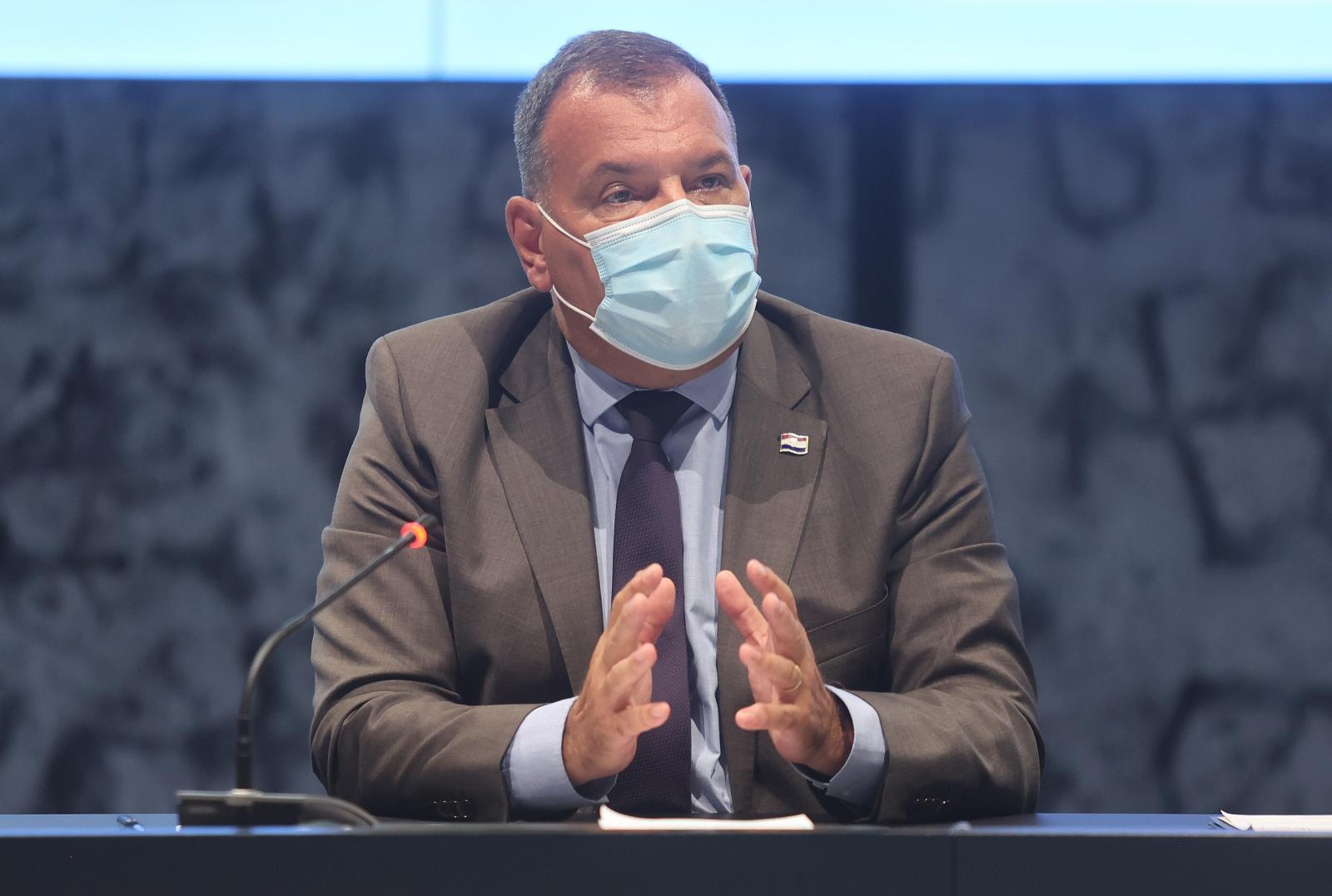 Zagreb: Nacionalni stožer za civilnu zaštitu održao konferenciju za medije