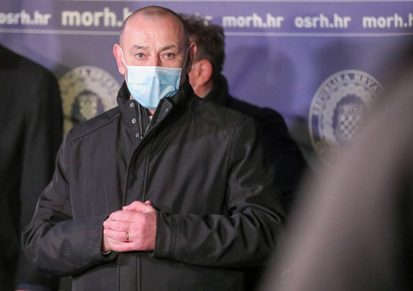 tomo medved Petrinja: Izjave nakon sastanka Stožera za sanaciju posljedica potresa