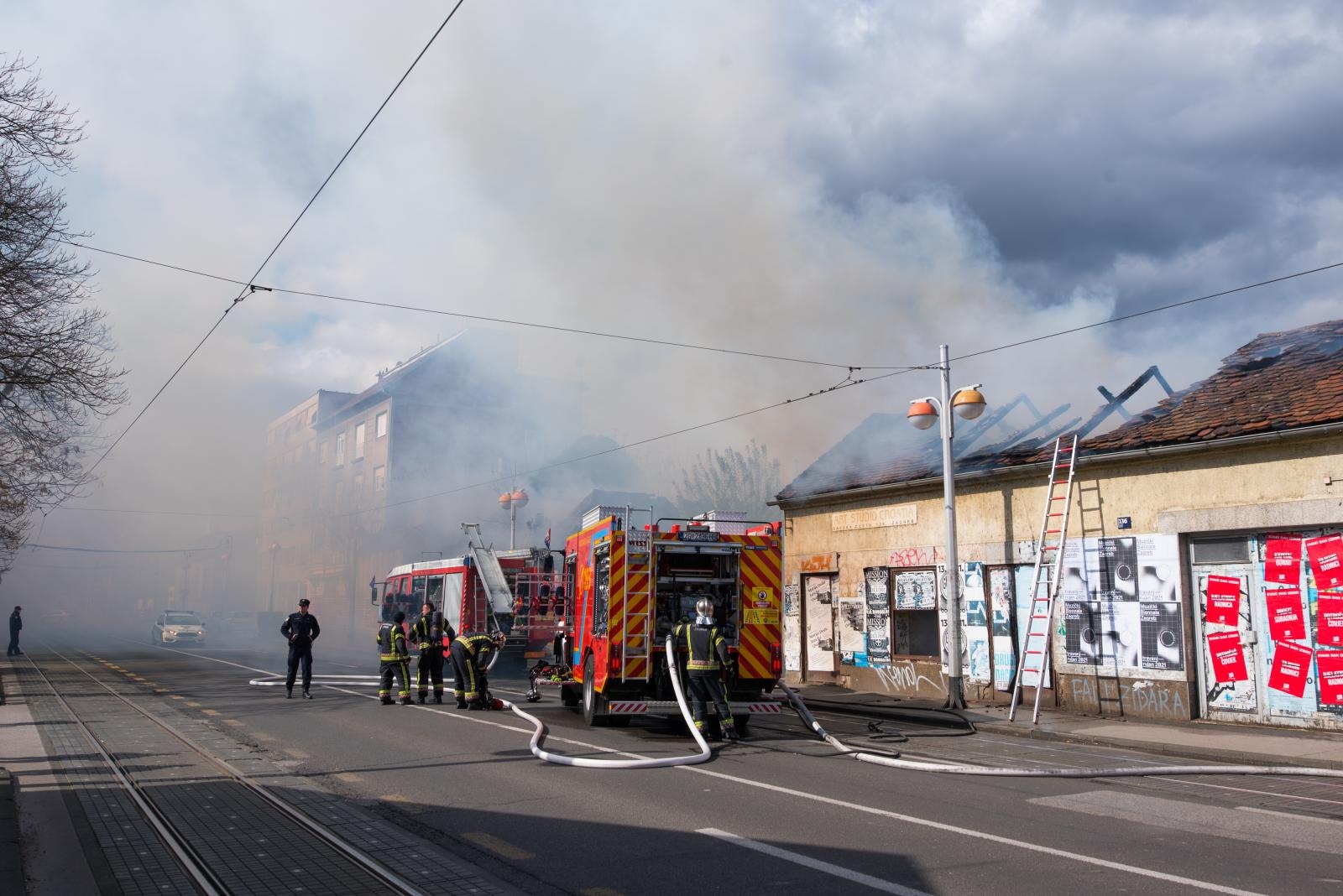 zagreb, požar, vatrogasci