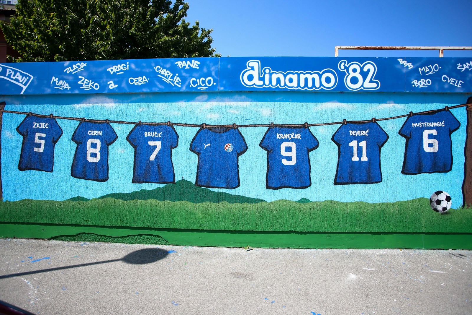 Zagreb: Grafit BBB-a u Kušlanovoj ulici