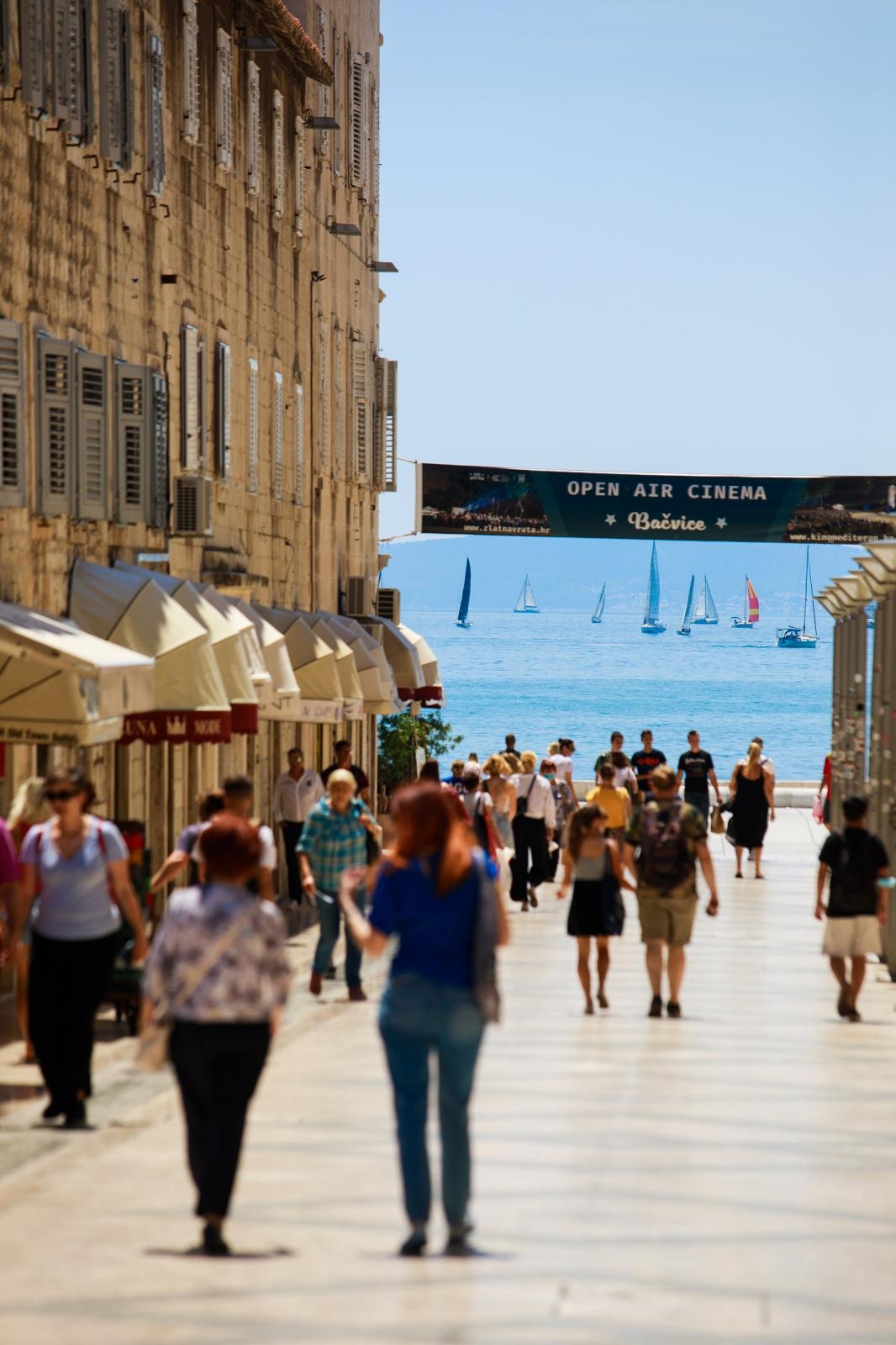 split, ljeto, turizam