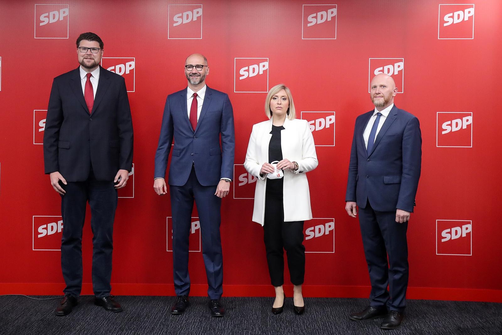 Joško Klisović, Peđa Grbin, SDP