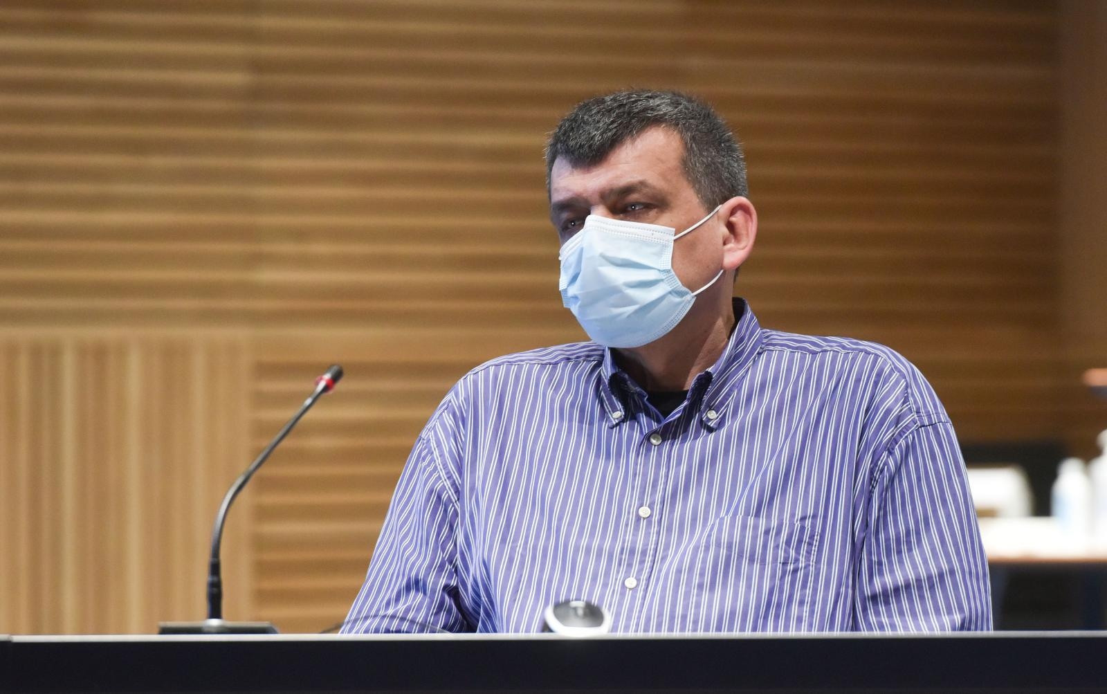 bernard kaić, Zagreb: Redovna konferencija Nacionalnog stožera civilne zaštite