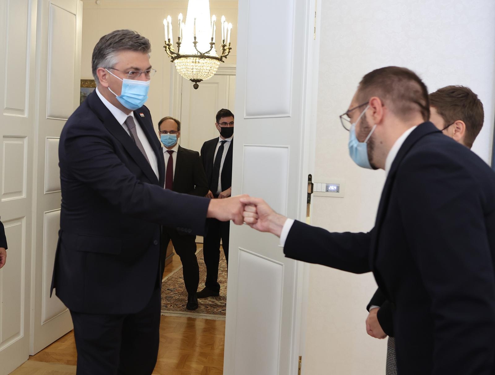 andrej plenković, tomislav tomašević