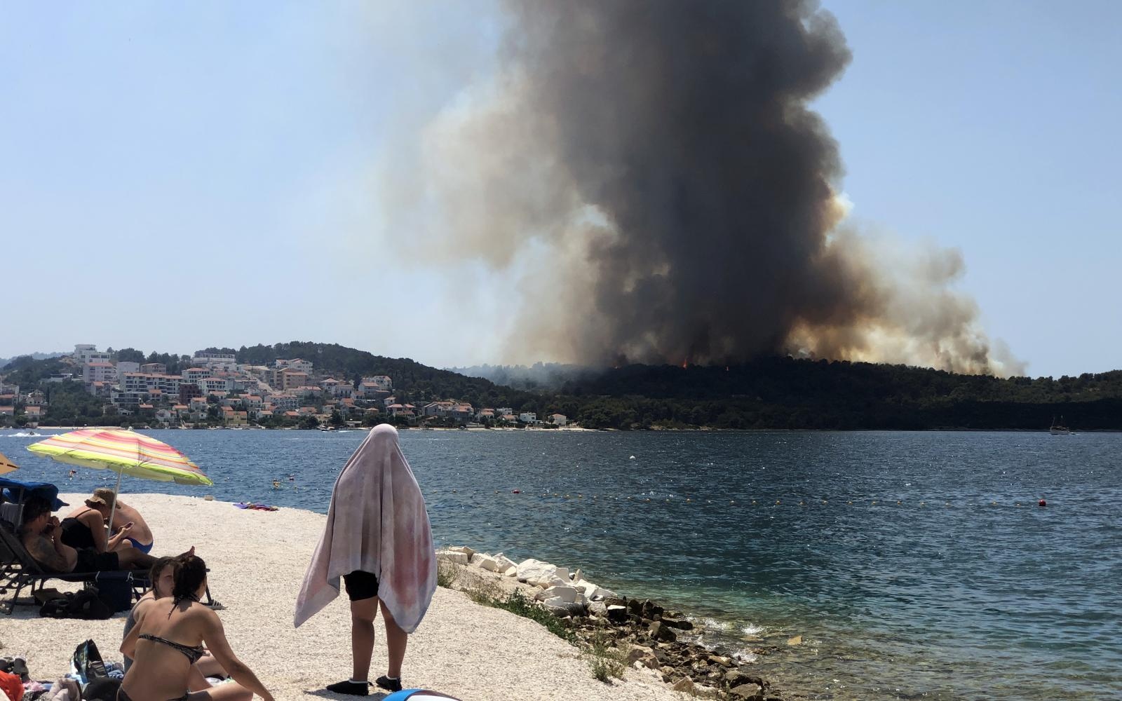 Na Čiovu izbio veliki požar