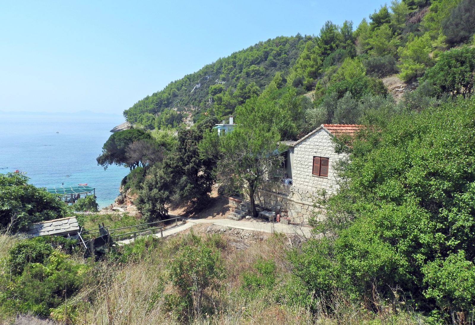 plaža bačva, korčula,