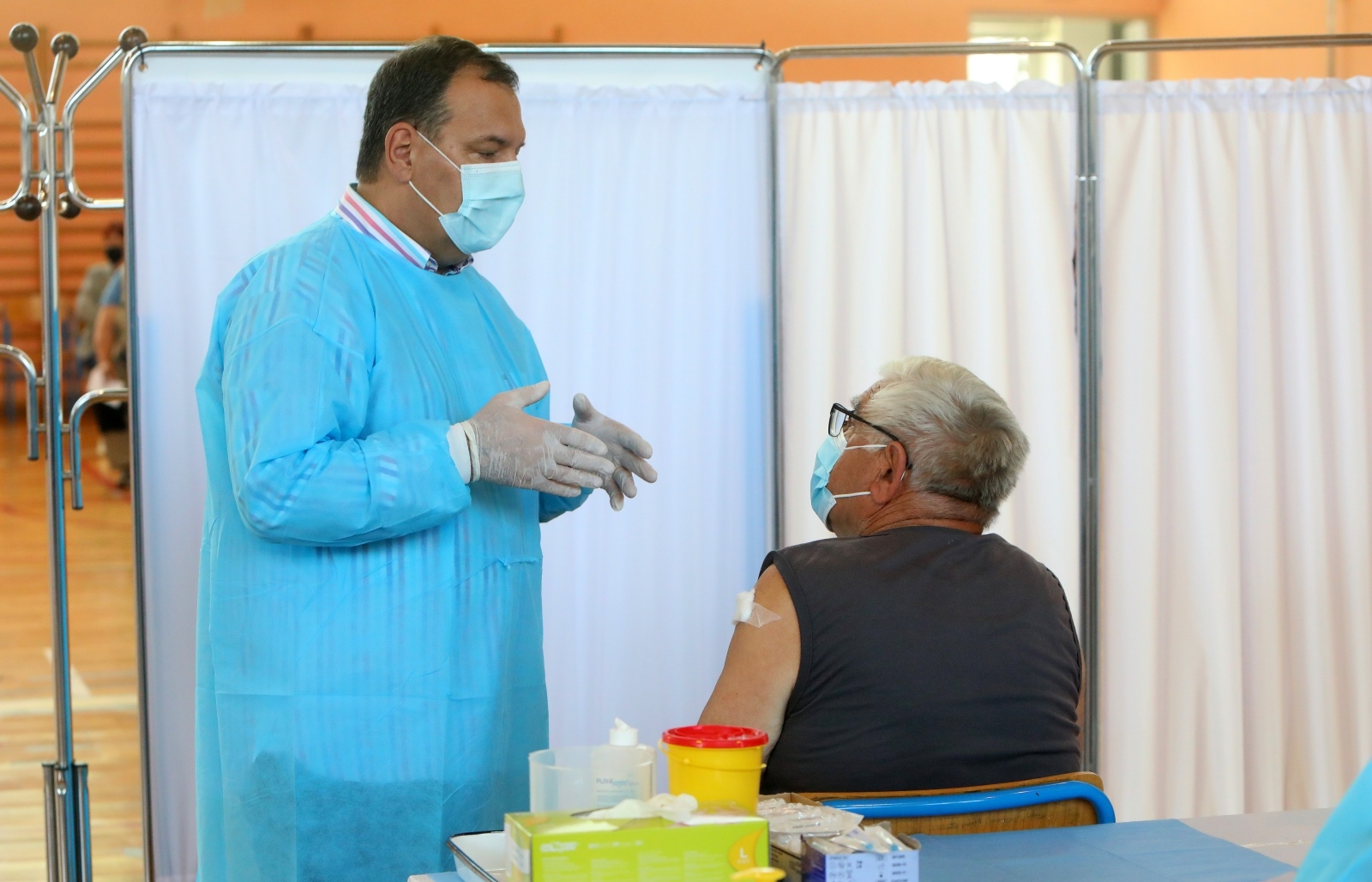 vili beroš, cijepljenje