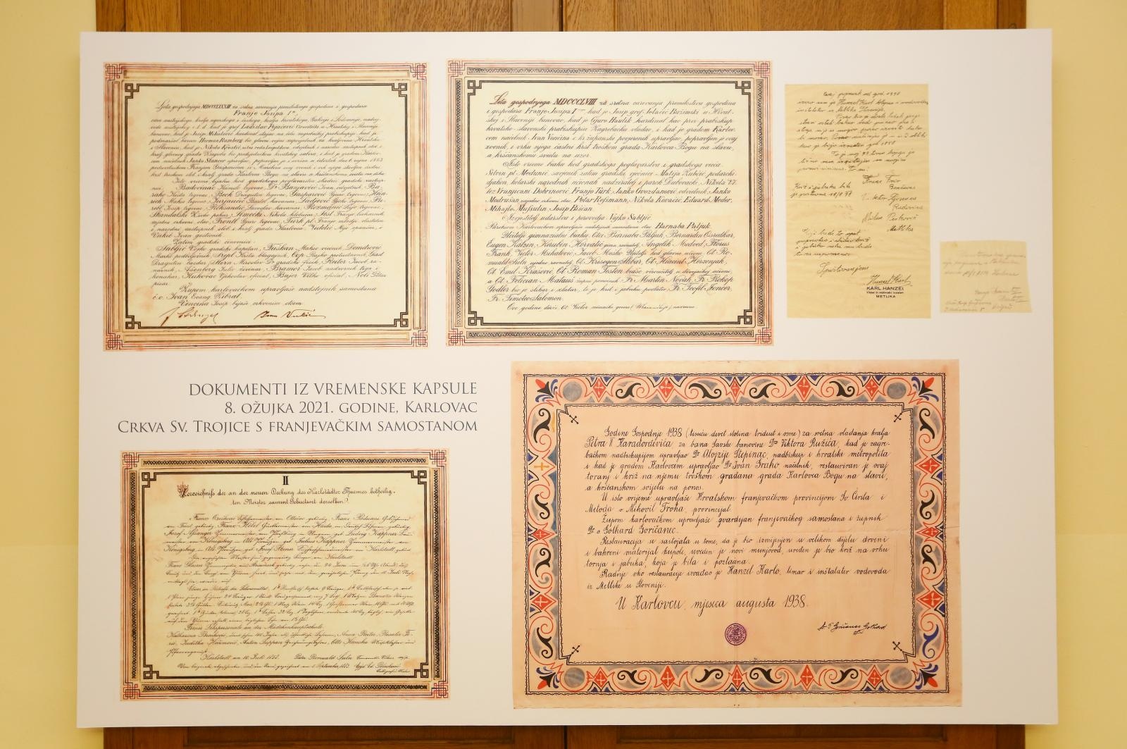 svitci iz 18. stoljeća, svitak, karlovačka crkva, svitak karlovac