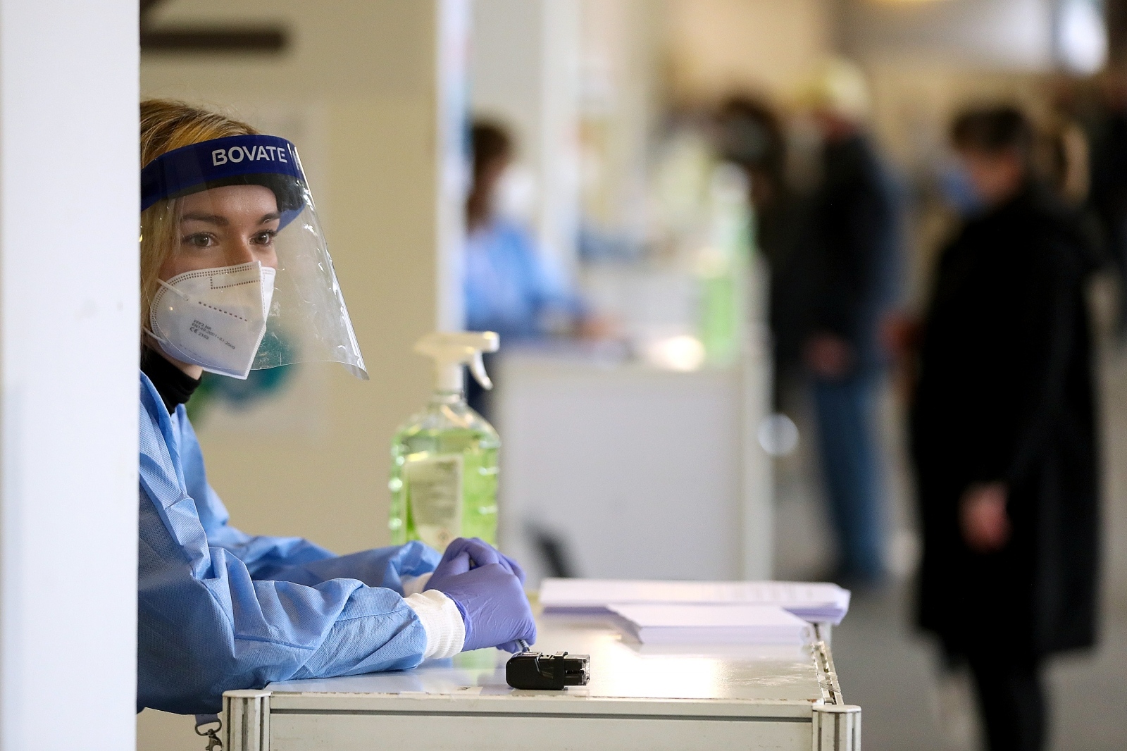 Cijepljenje građanja na Zagrebačkom velesajmu