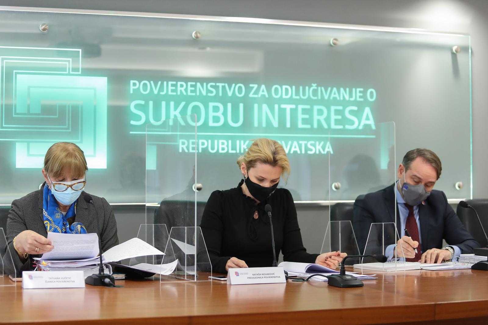 Povjerenstvo za odlučivanje o sukobu interesa, Nataša Novaković