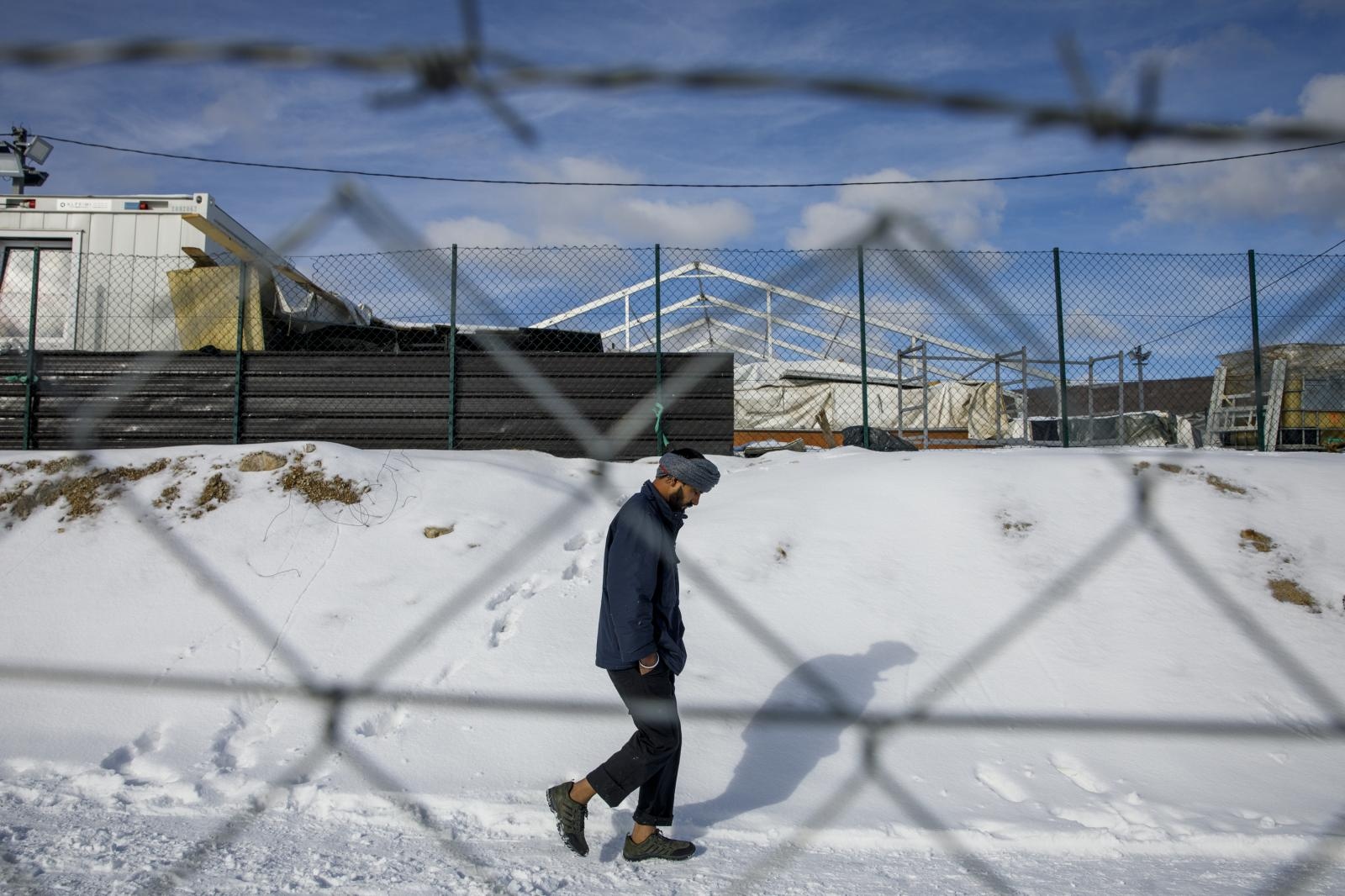 migranti, izbjeglice, Teška zima u migrantskom kampu Lipa nedaleko Bihaća