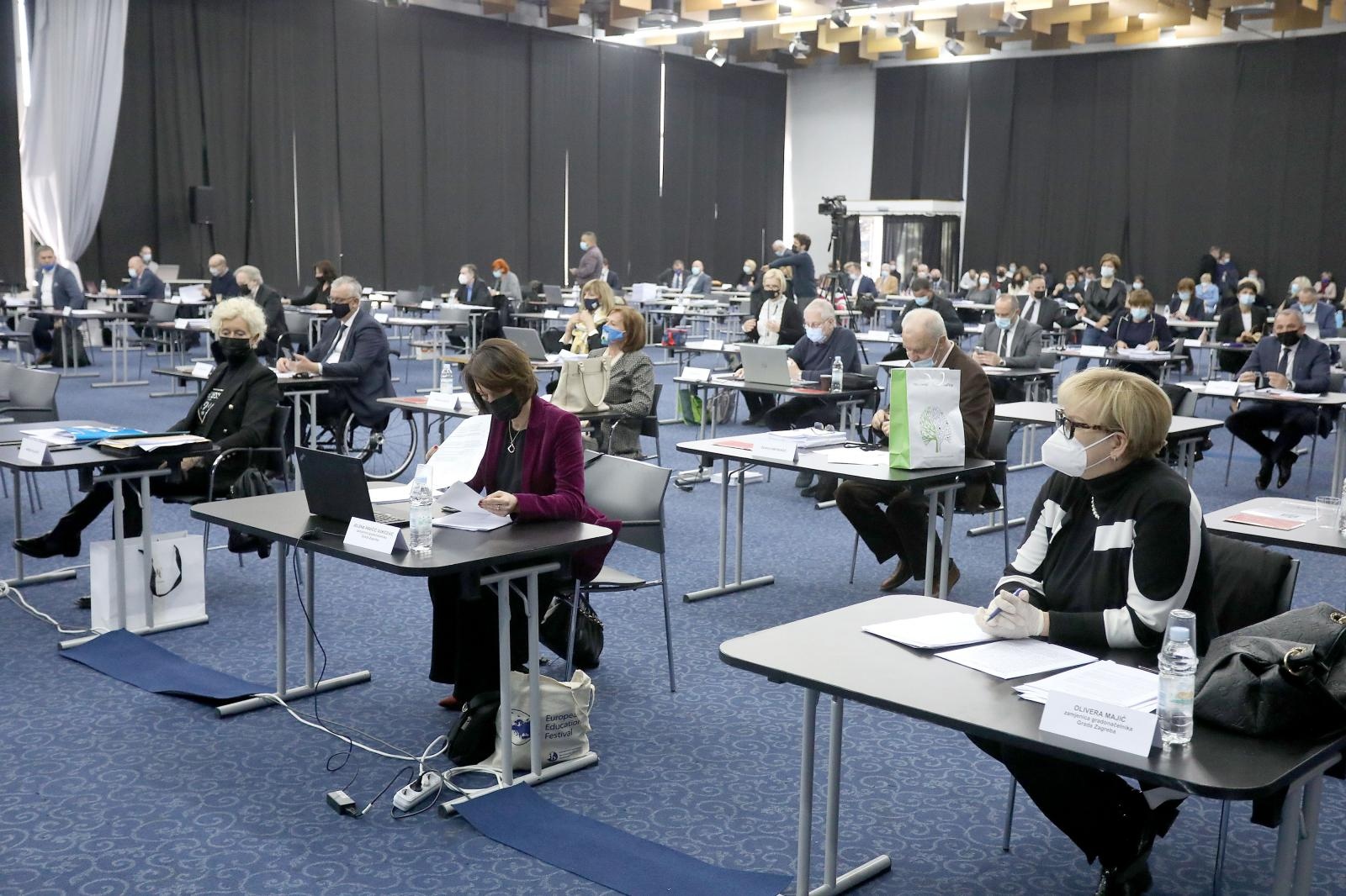 Gradska skupština, Zagreb, sjednica Gradske skupštine