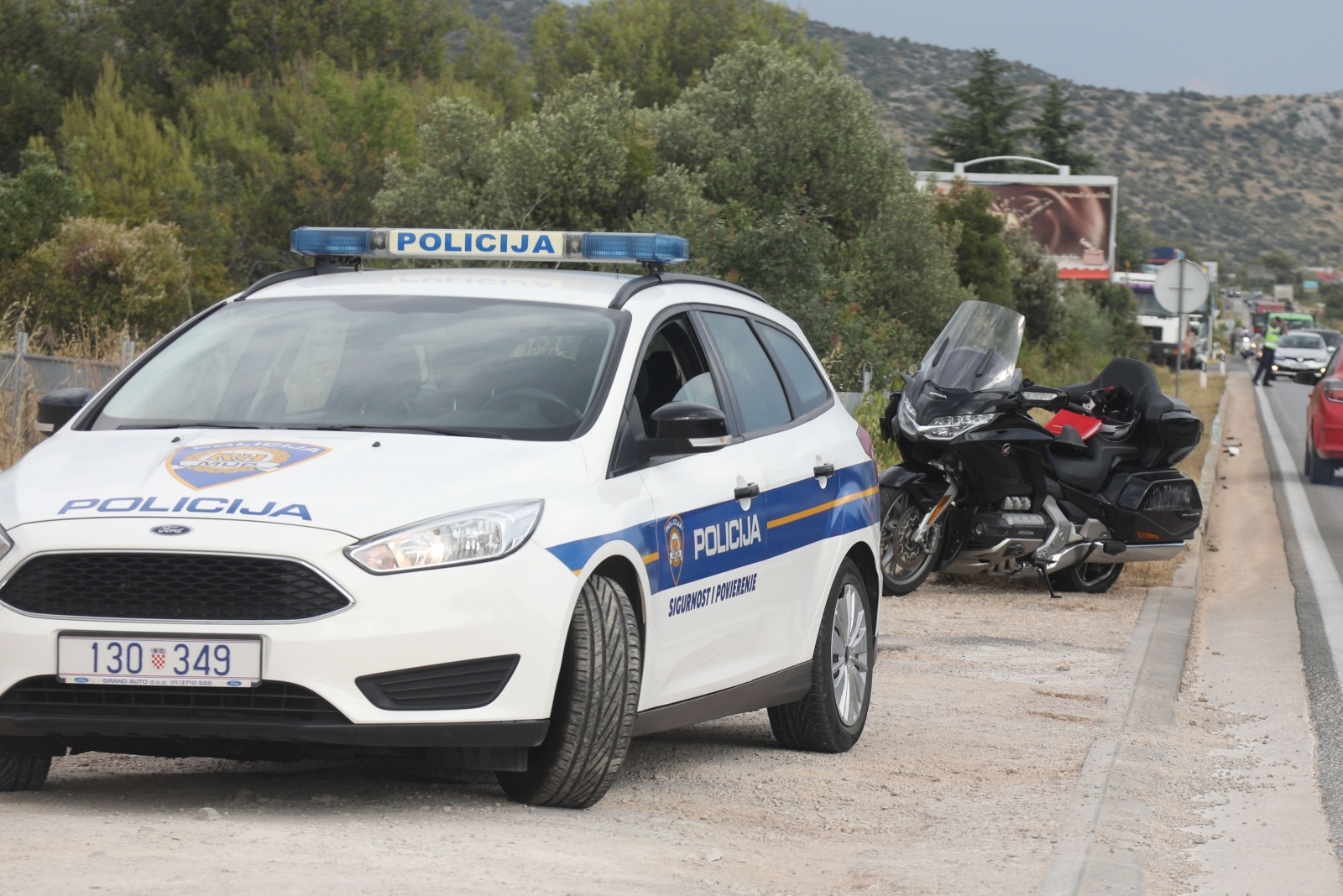 Dva motora sudarila su se na jadranskoj magistrali u Njivicama